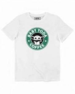 T-shirt Baby Yoda Coffee (en promo) Grafitee