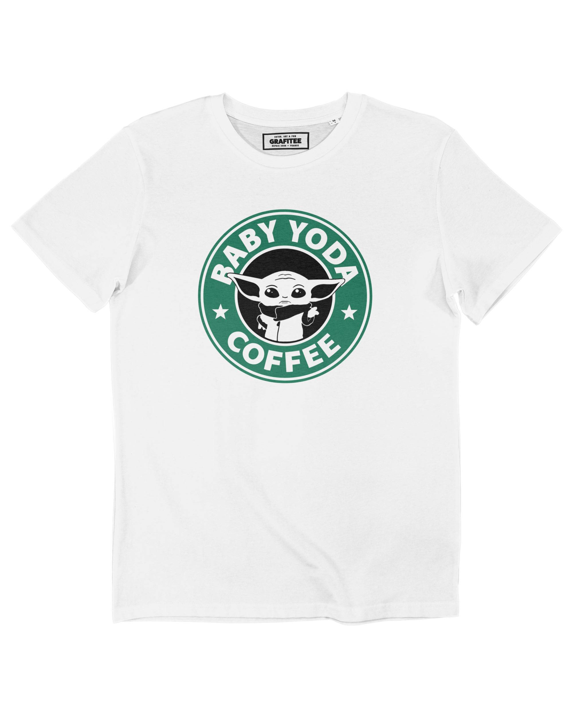 T-shirt Baby Yoda Coffee (en promo) Grafitee