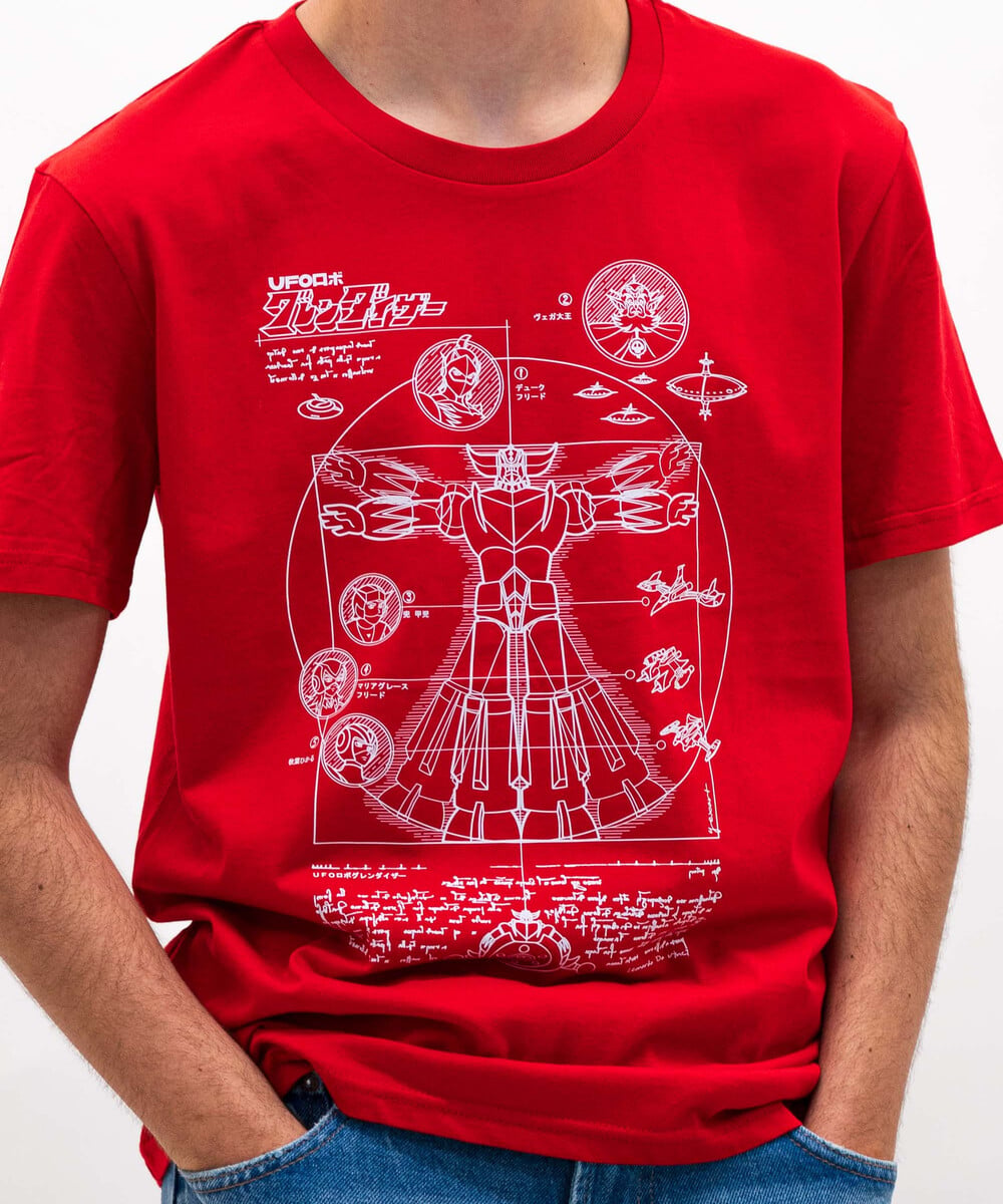 T-shirt Grendizer Blueprint (en promo) Grafitee