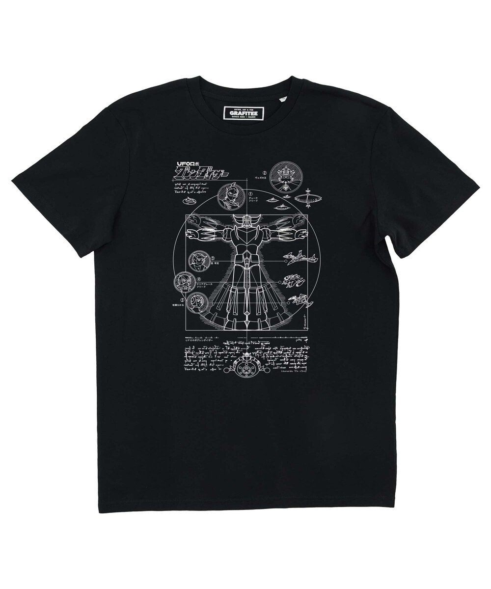 T-shirt Grendizer Blueprint (en promo) Grafitee
