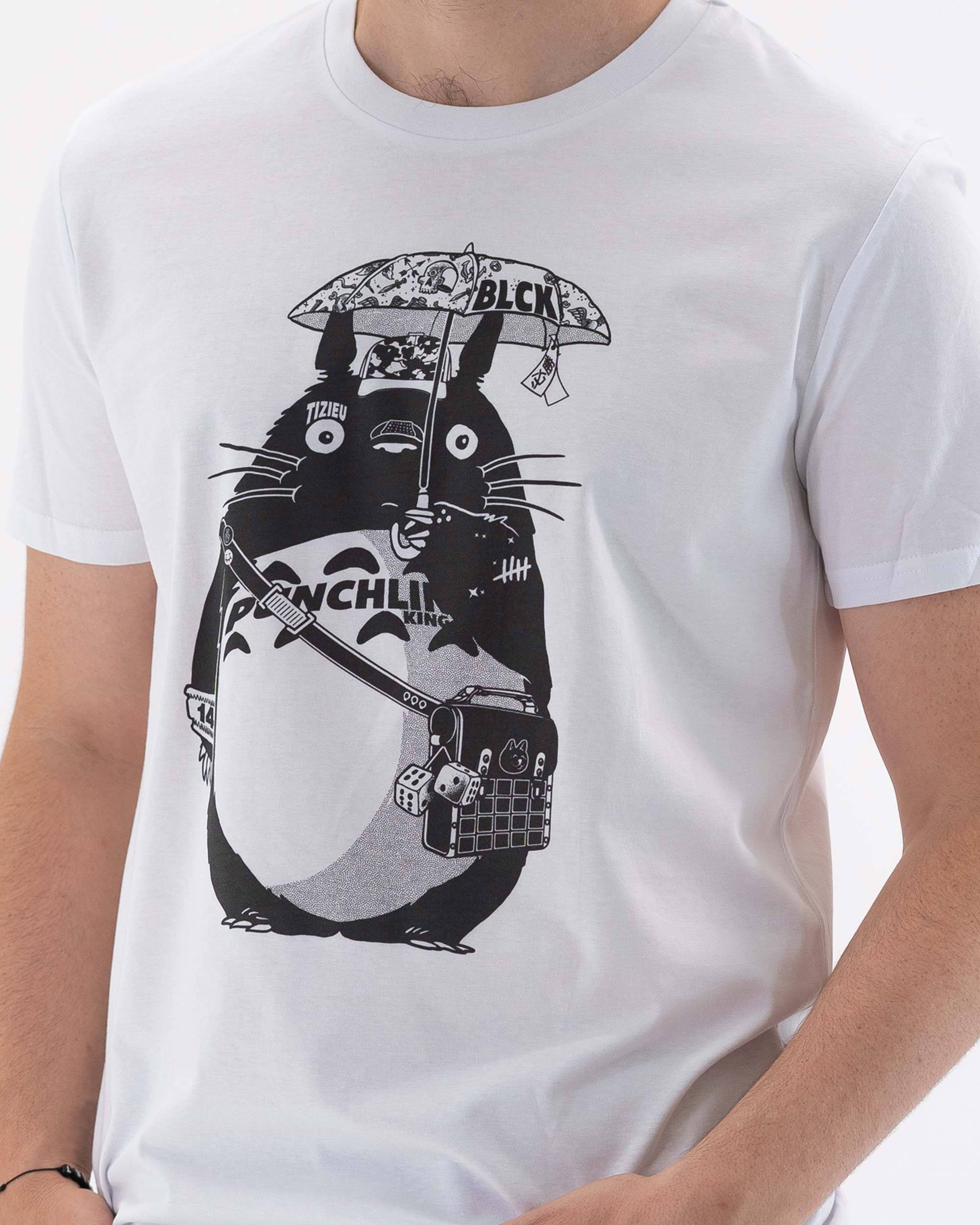 T-shirt Street Totoro (en promo) de couleur Blanc