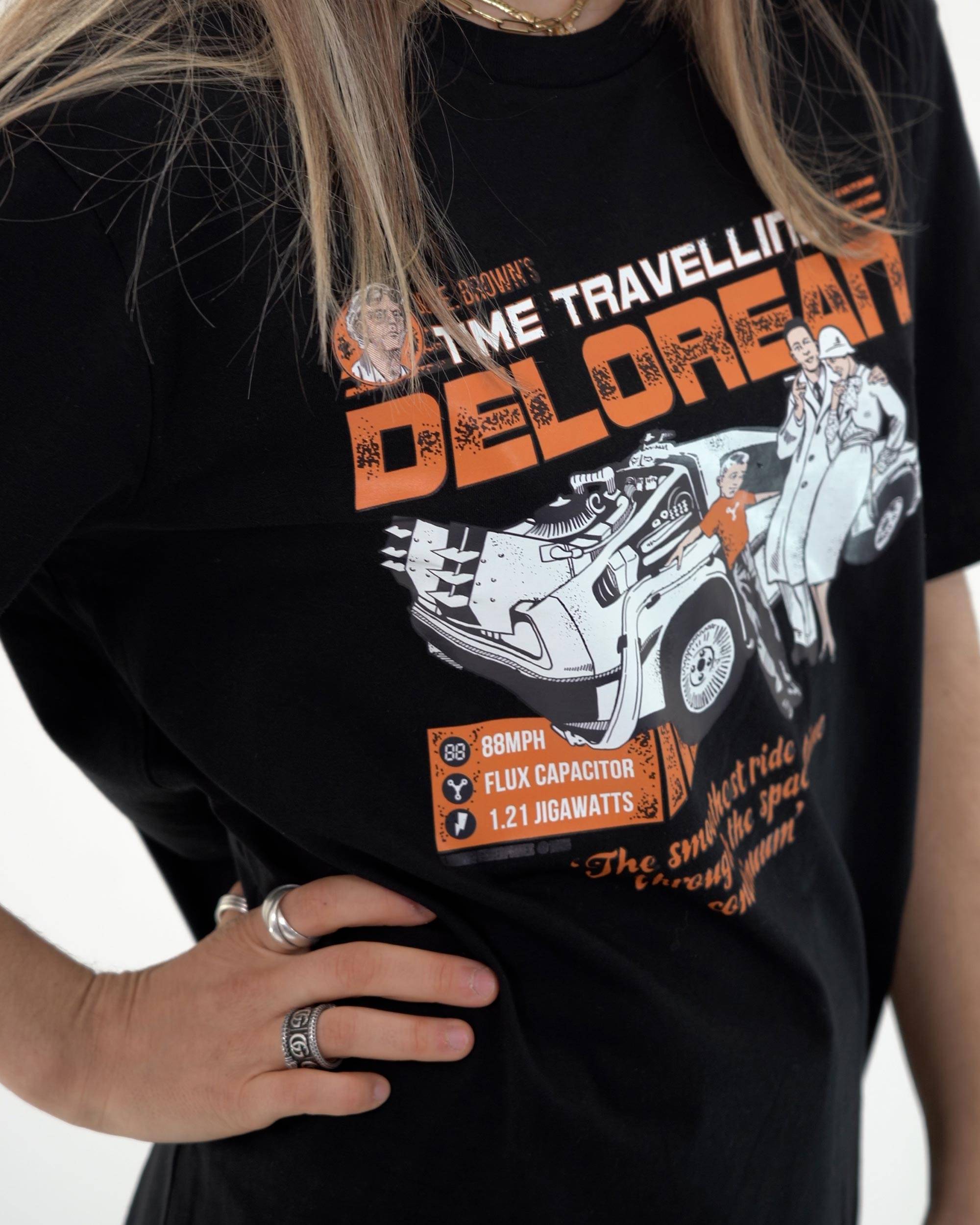 T-shirt Delorean (en promo) de couleur Blanc