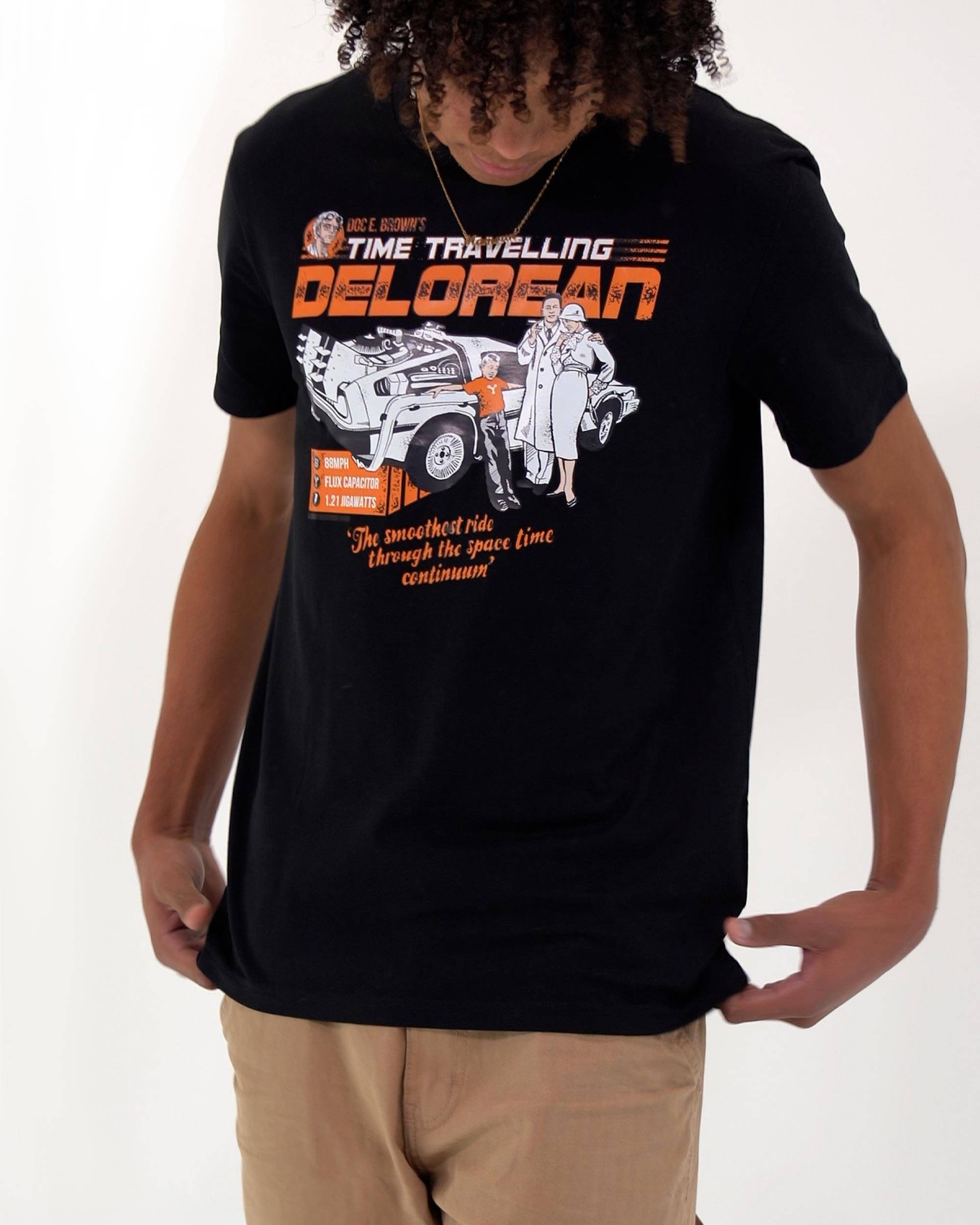 T-shirt Delorean (en promo) de couleur Blanc