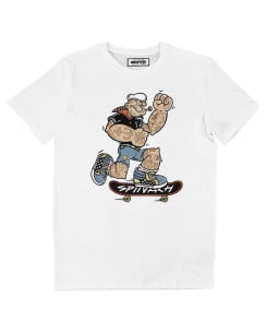 T-shirt Popeye Skateur (en promo) Grafitee