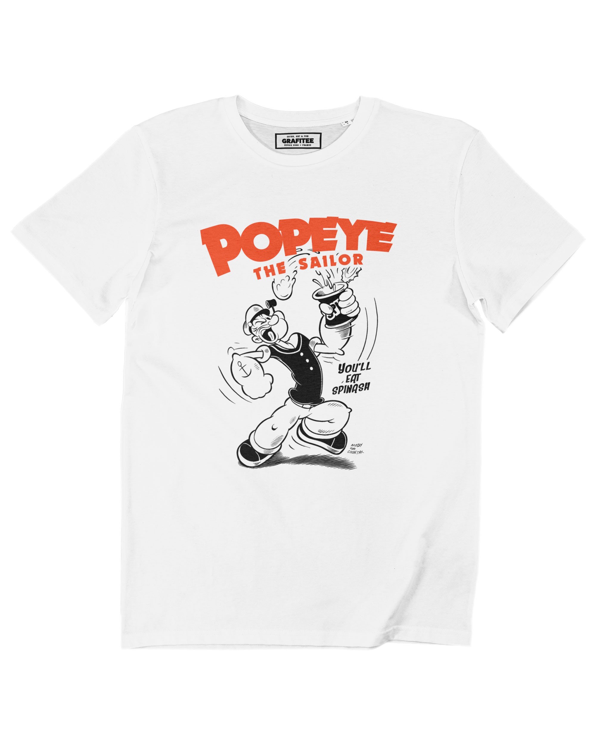 T-shirt Popeye The Sailor (en promo) Grafitee