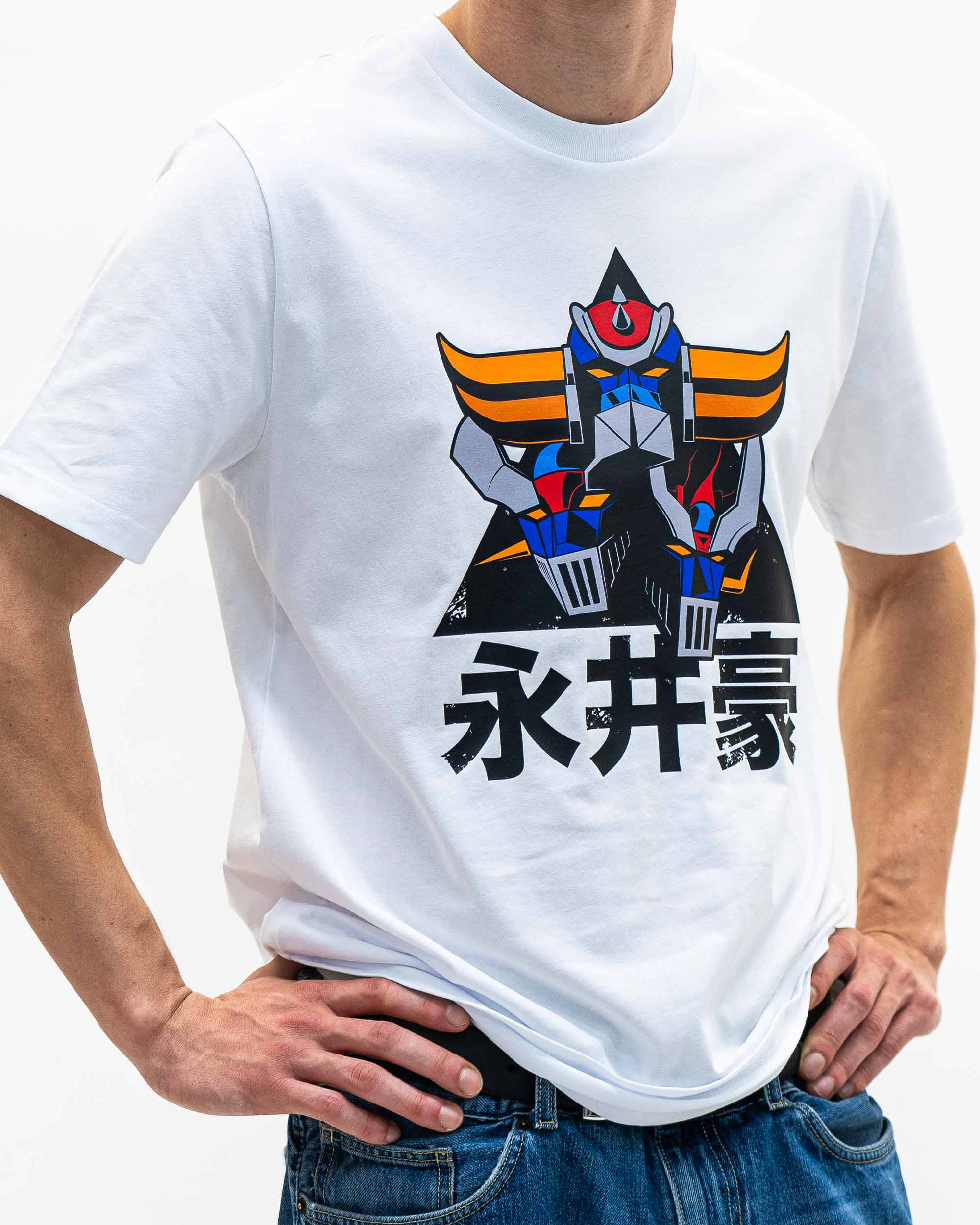 T-shirt Mecha Trio (en promo) de couleur Blanc