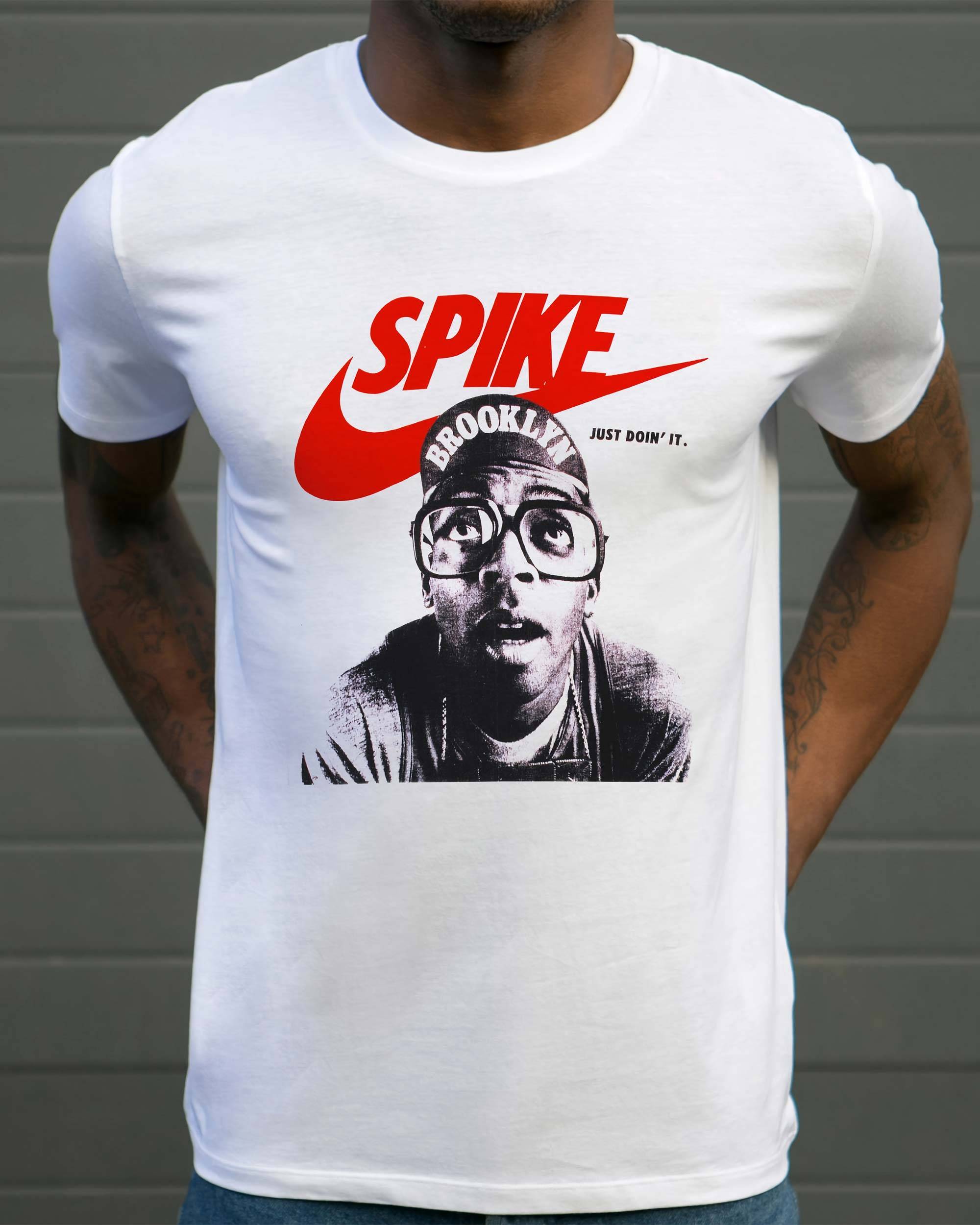 T-shirt Spike Lee (en promo) de couleur Blanc