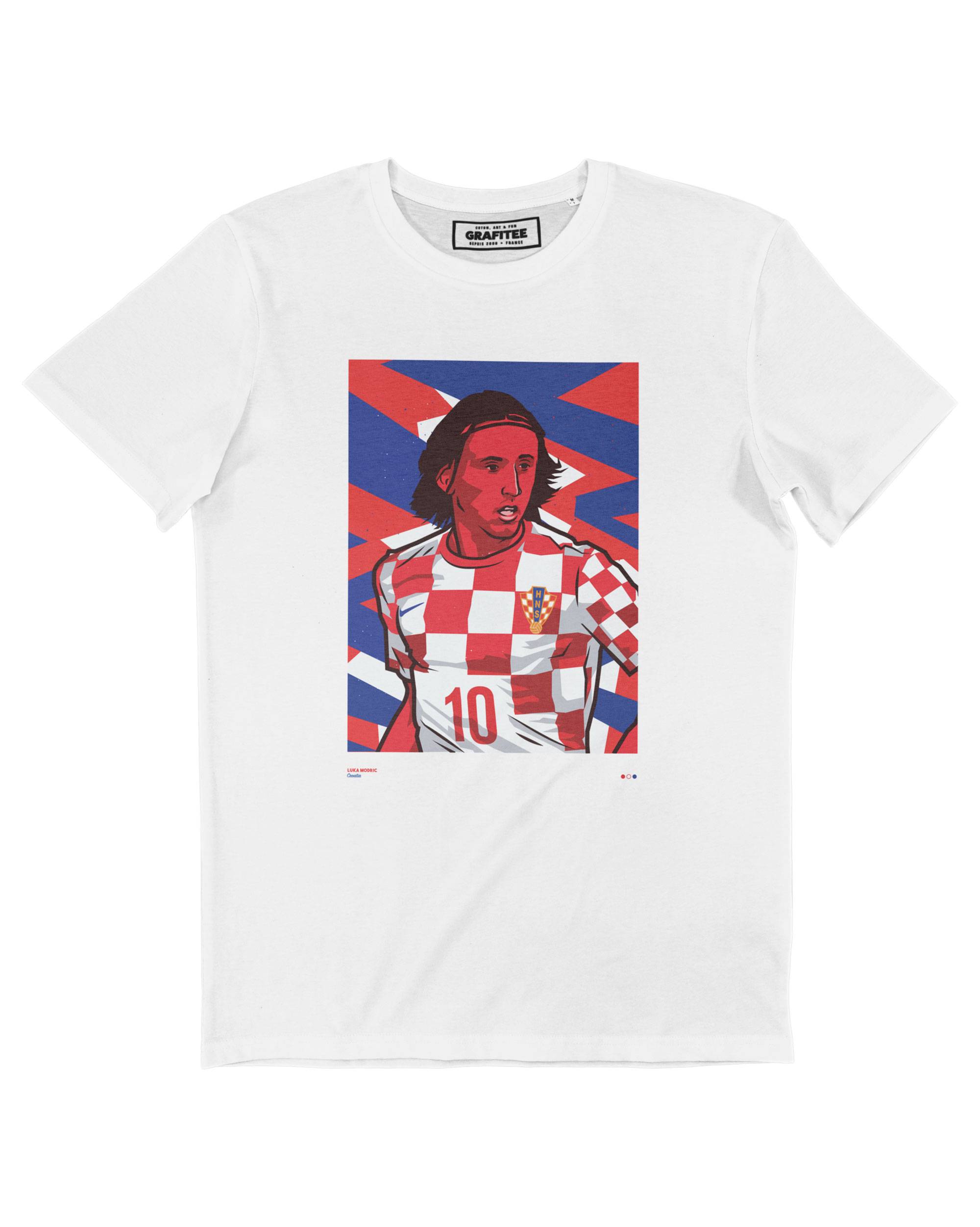 T-shirt Modric Croatie (en promo) Grafitee