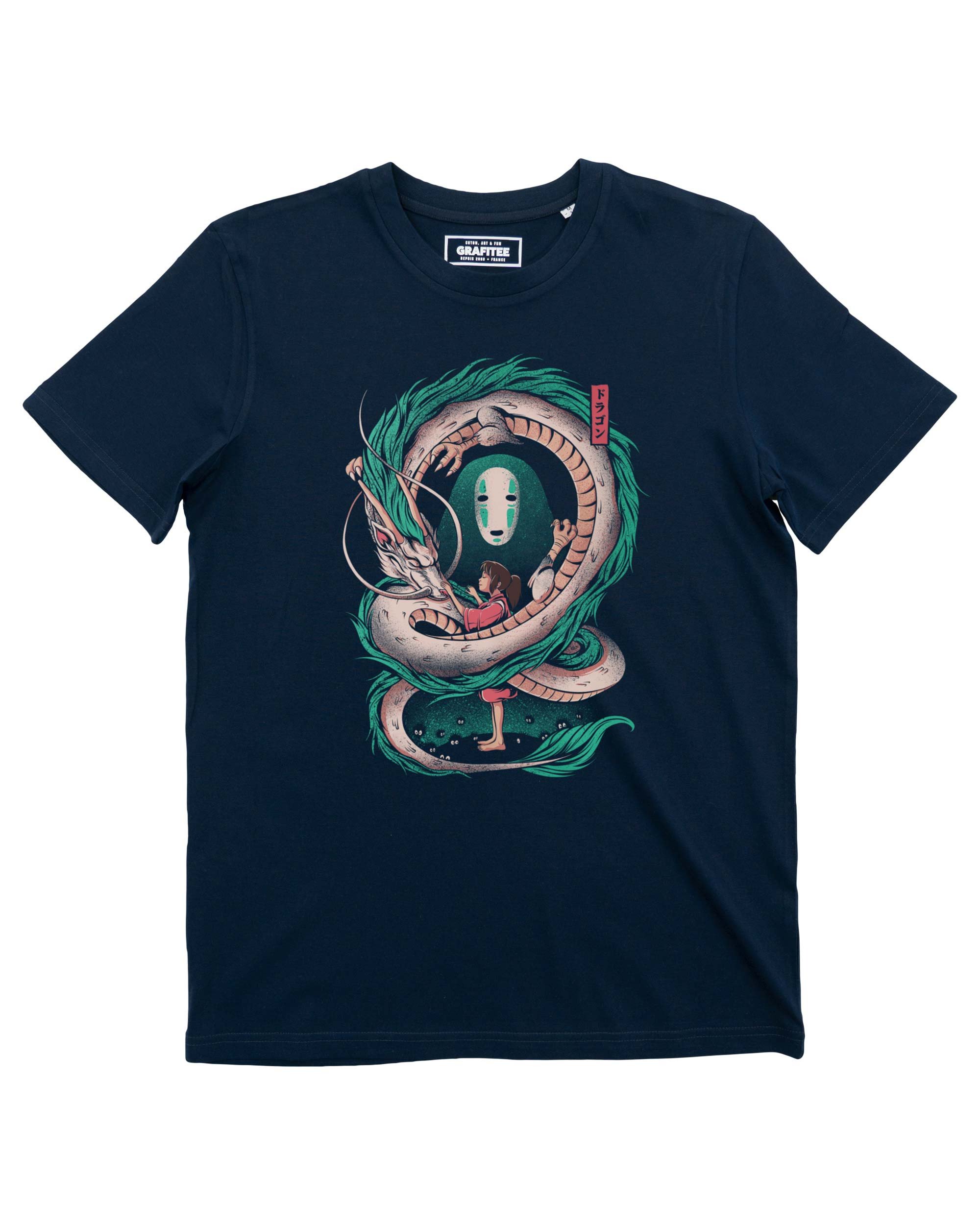 T-shirt Haku Fille et Dragon (en promo) Grafitee