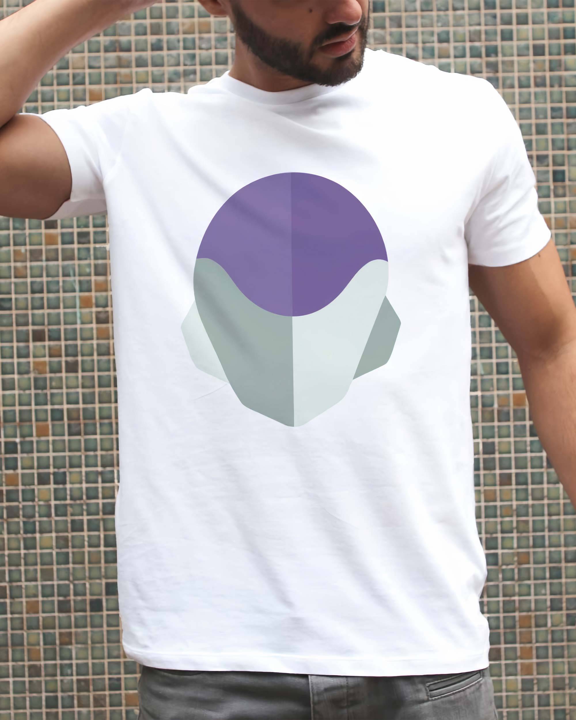 T-shirt Abstract Freezer (en promo) de couleur Blanc