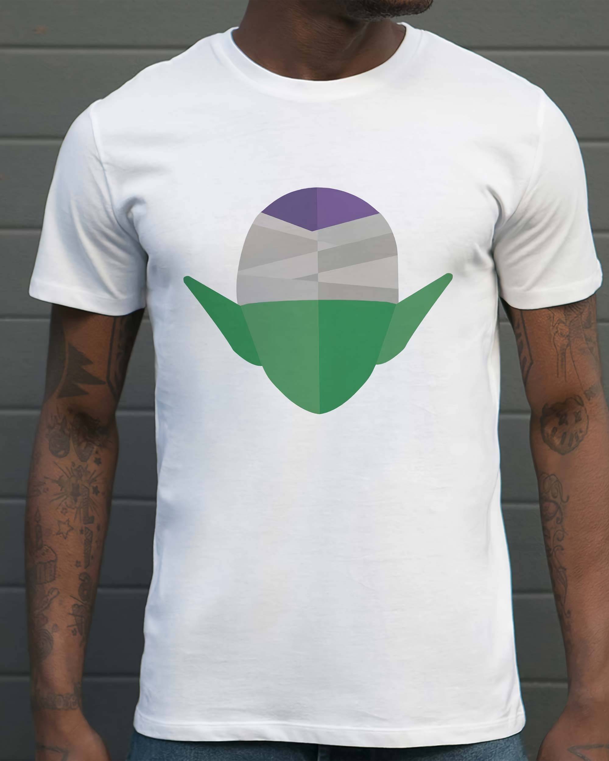 T-shirt Abstract Piccolo (en promo) de couleur Blanc