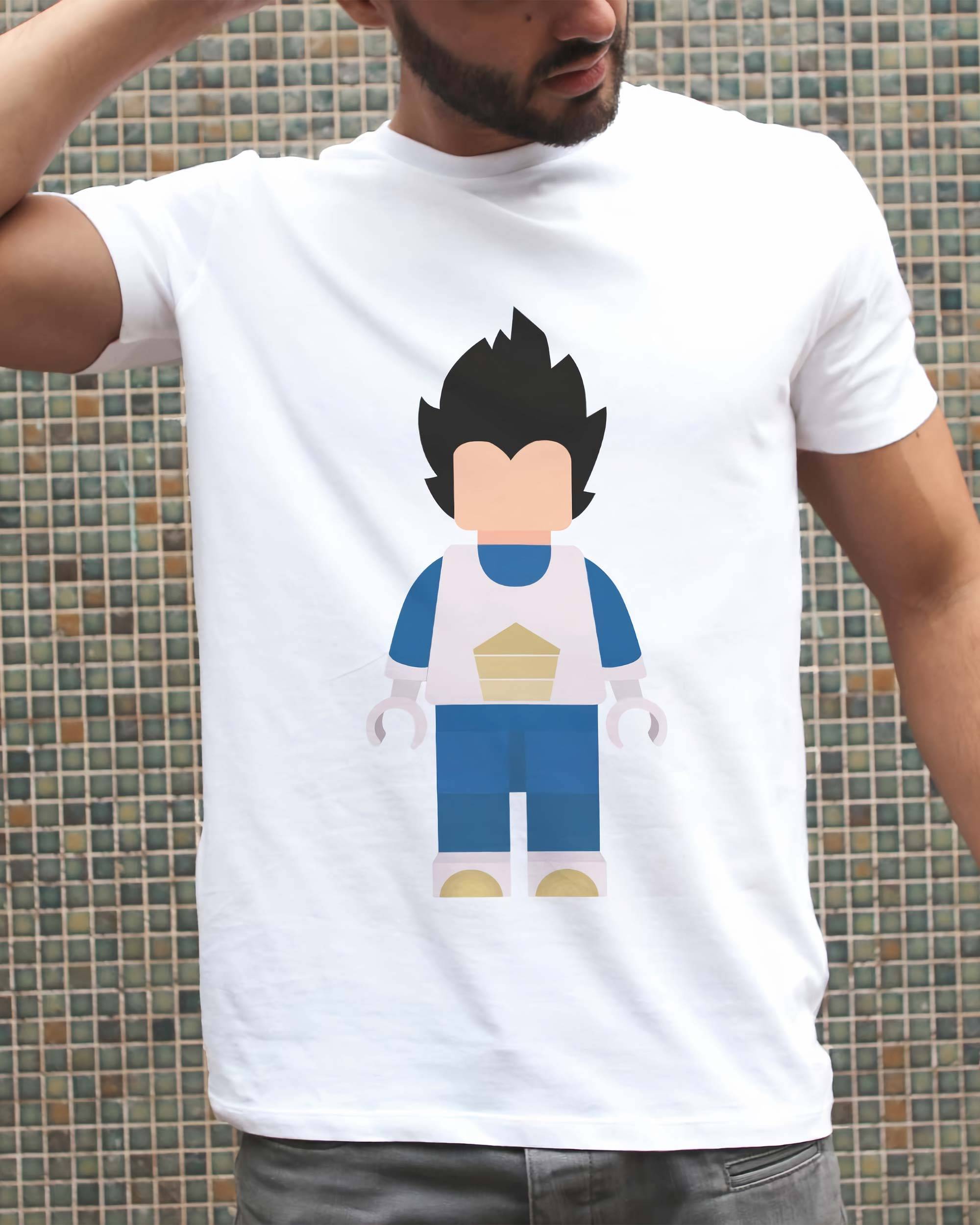 T-shirt Lego Vegeta (en promo) de couleur Blanc