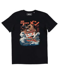 T-shirt The Great Ramen Of Kanagawa Grafitee