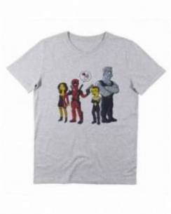 T-shirt Deadpool Simpsonized (en promo) Grafitee