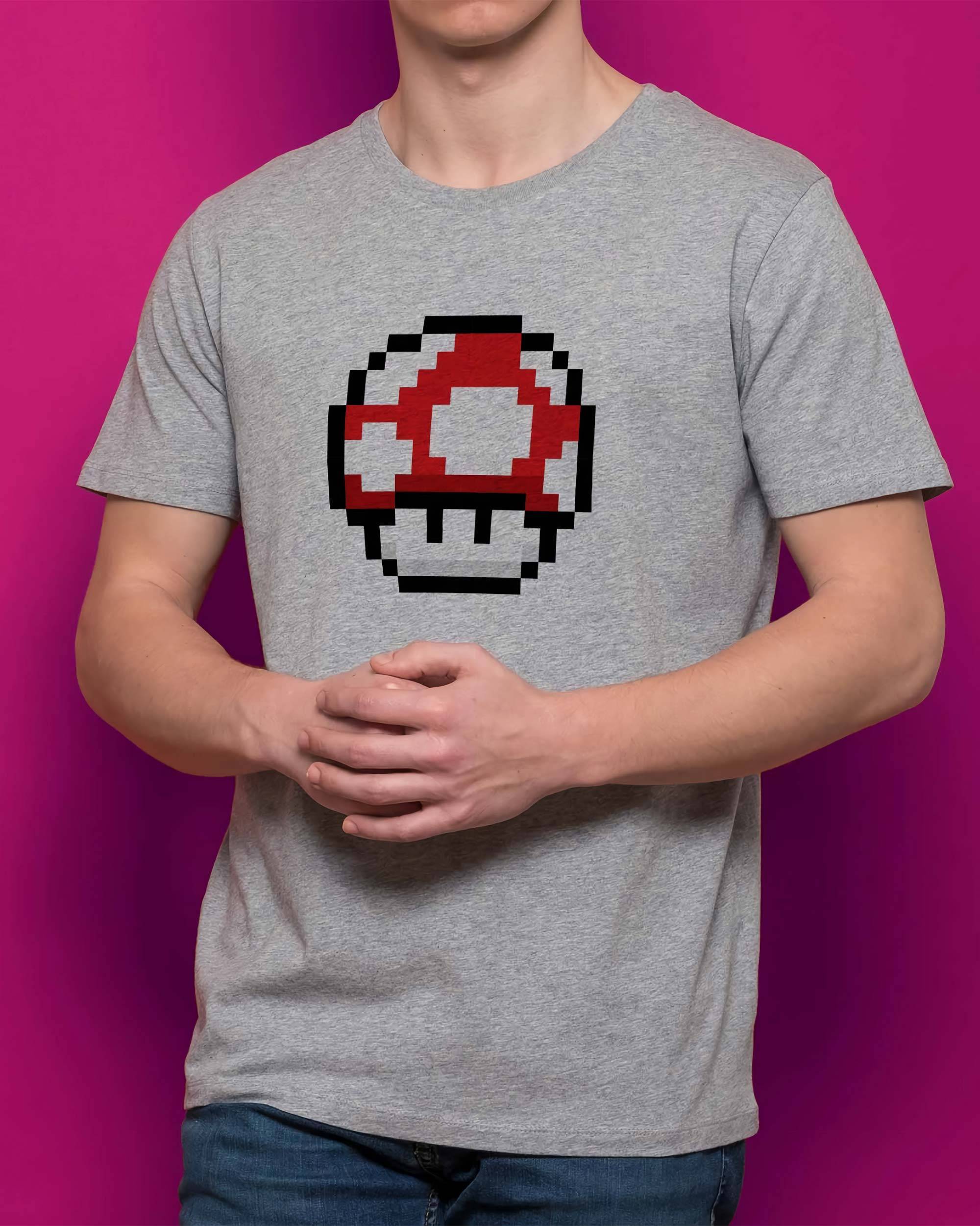 T-shirt Pixel Champignon (en promo) Grafitee