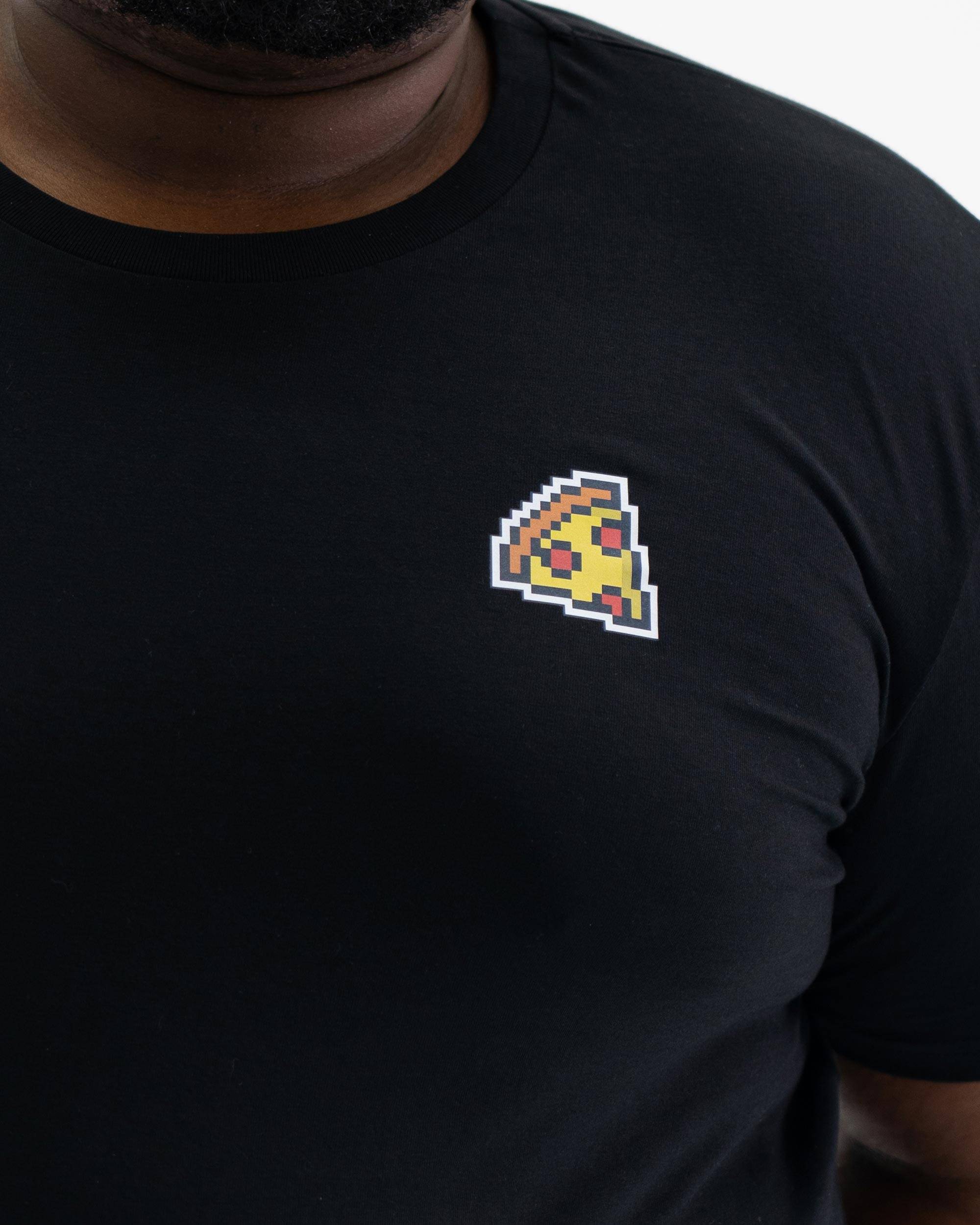 T-shirt Pixel Pizza (en promo) de couleur Blanc