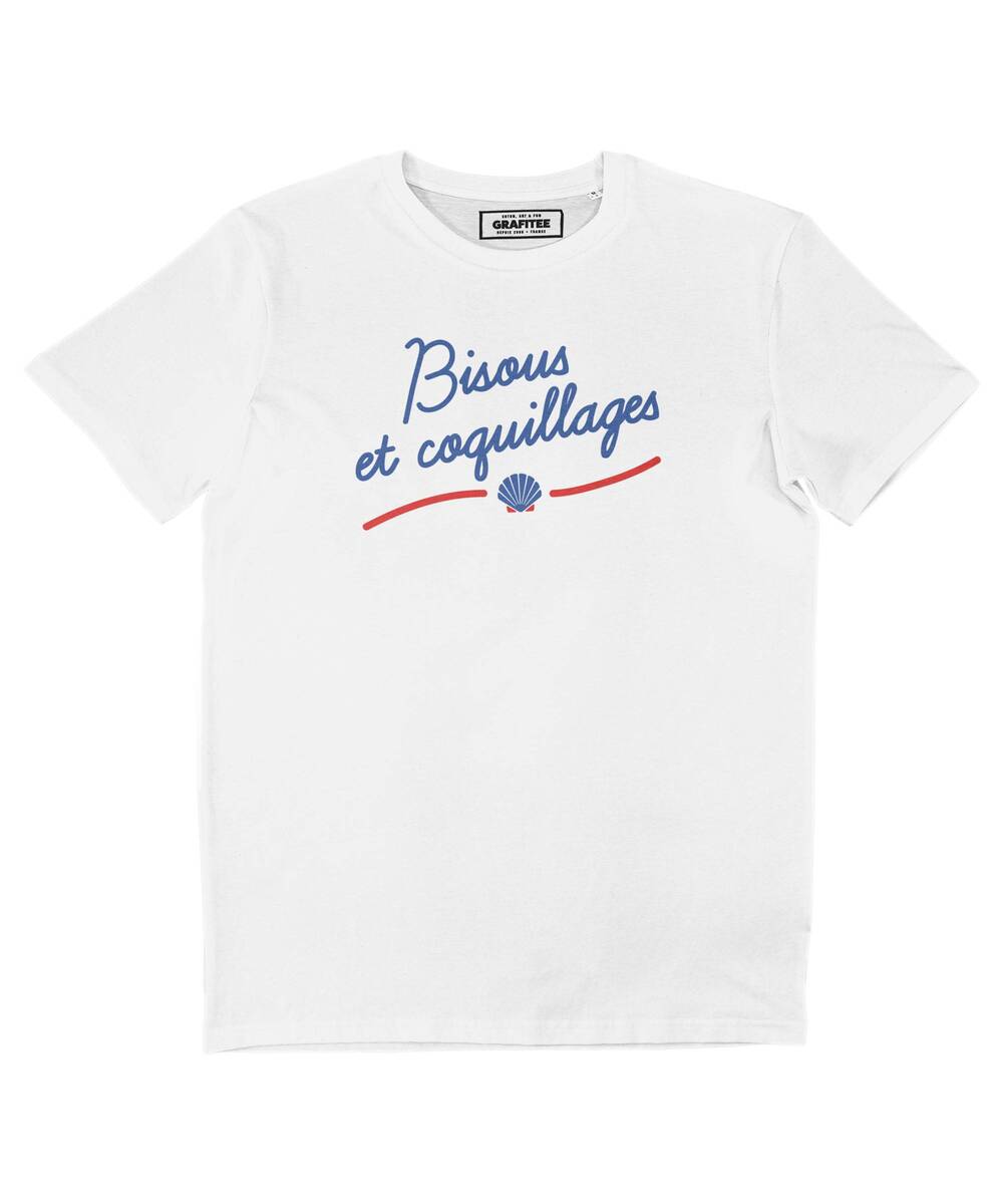 T-shirt Bisous et Coquillages (en promo) Grafitee