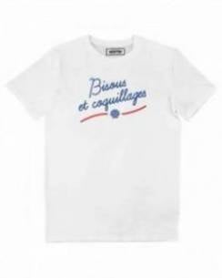 T-shirt Bisous et Coquillages (en promo) Grafitee