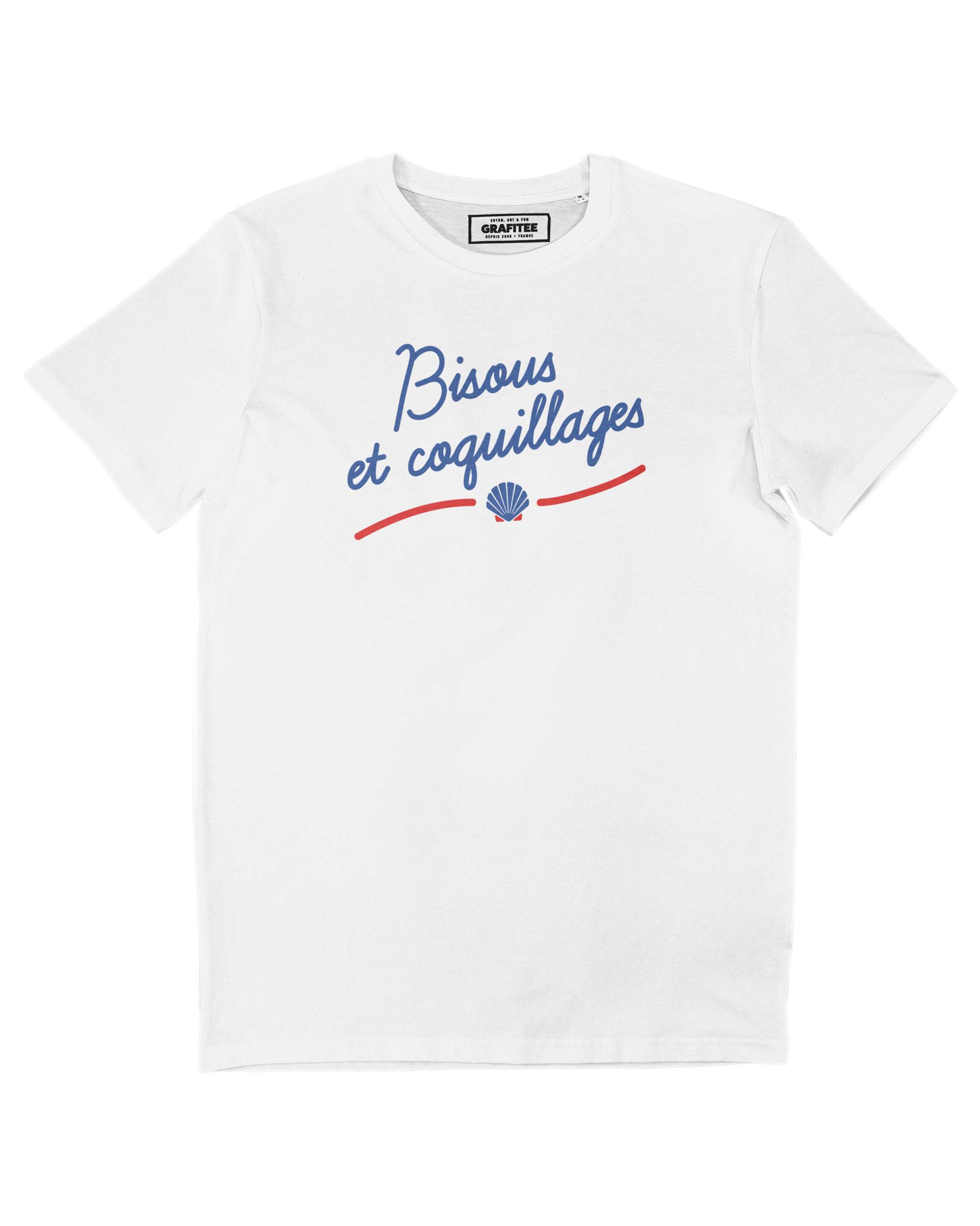 T-shirt Bisous et Coquillages (en promo) Grafitee