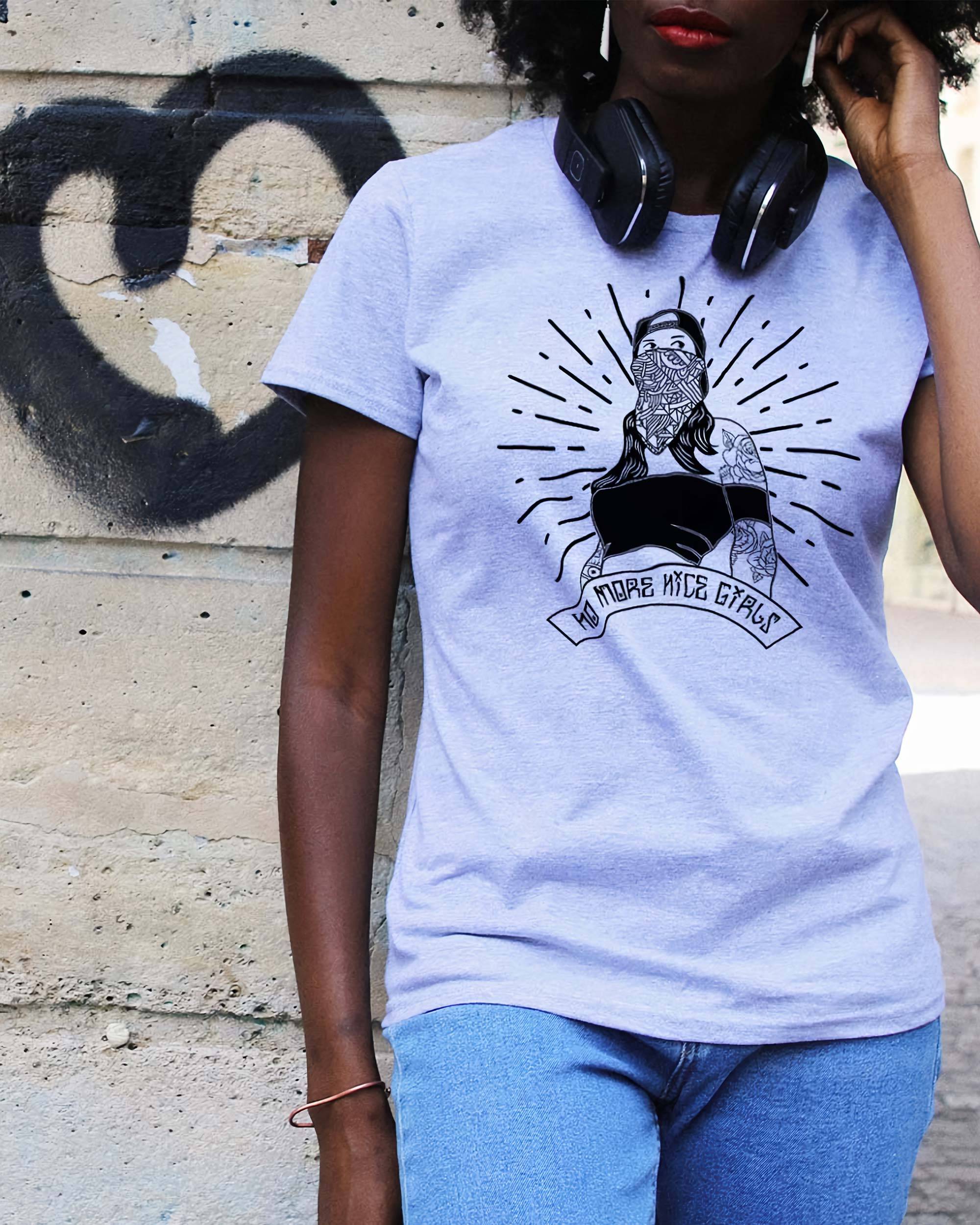 T-shirt No more nice girls (en promo) Grafitee