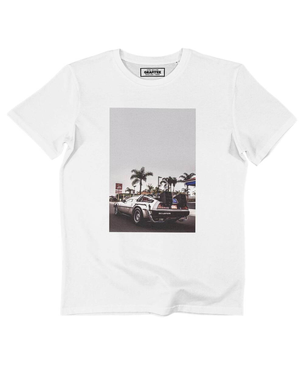 T-shirt DeLorean Palmiers (en promo) Grafitee