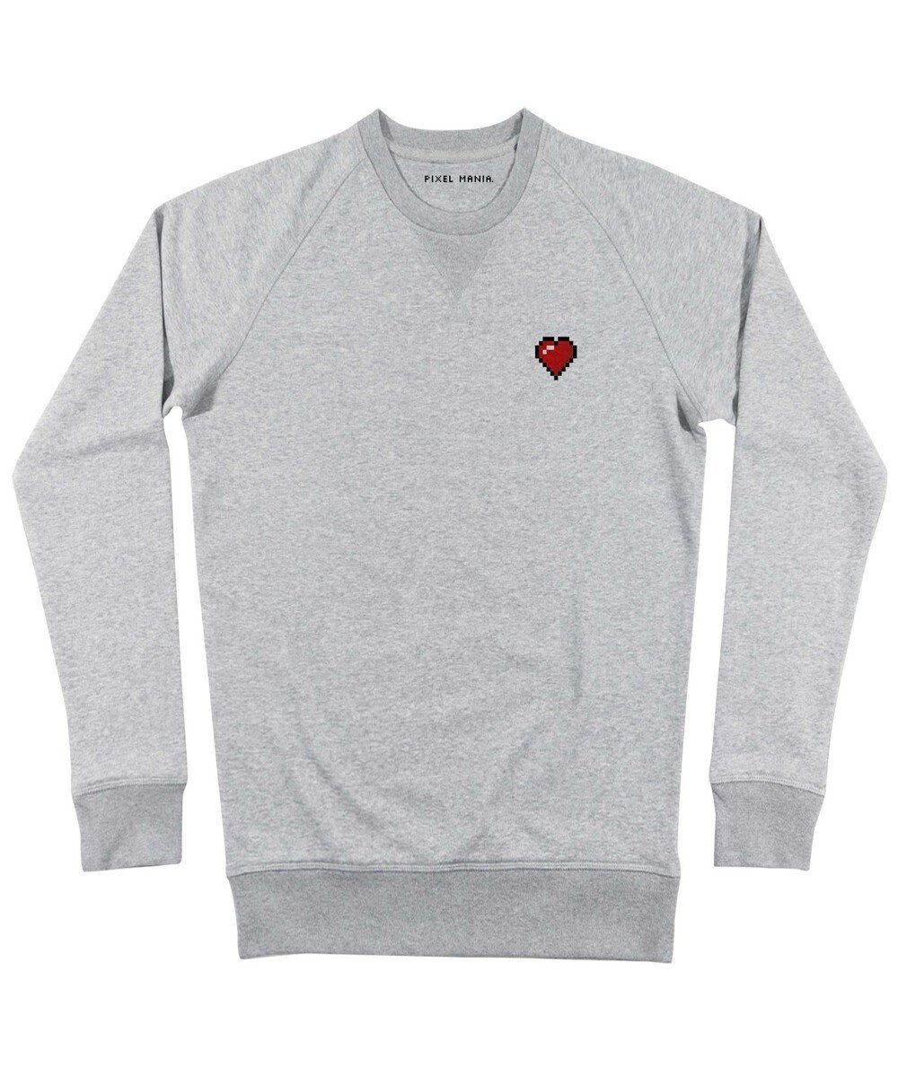 Sweat Pixel Coeur (en promo) Grafitee