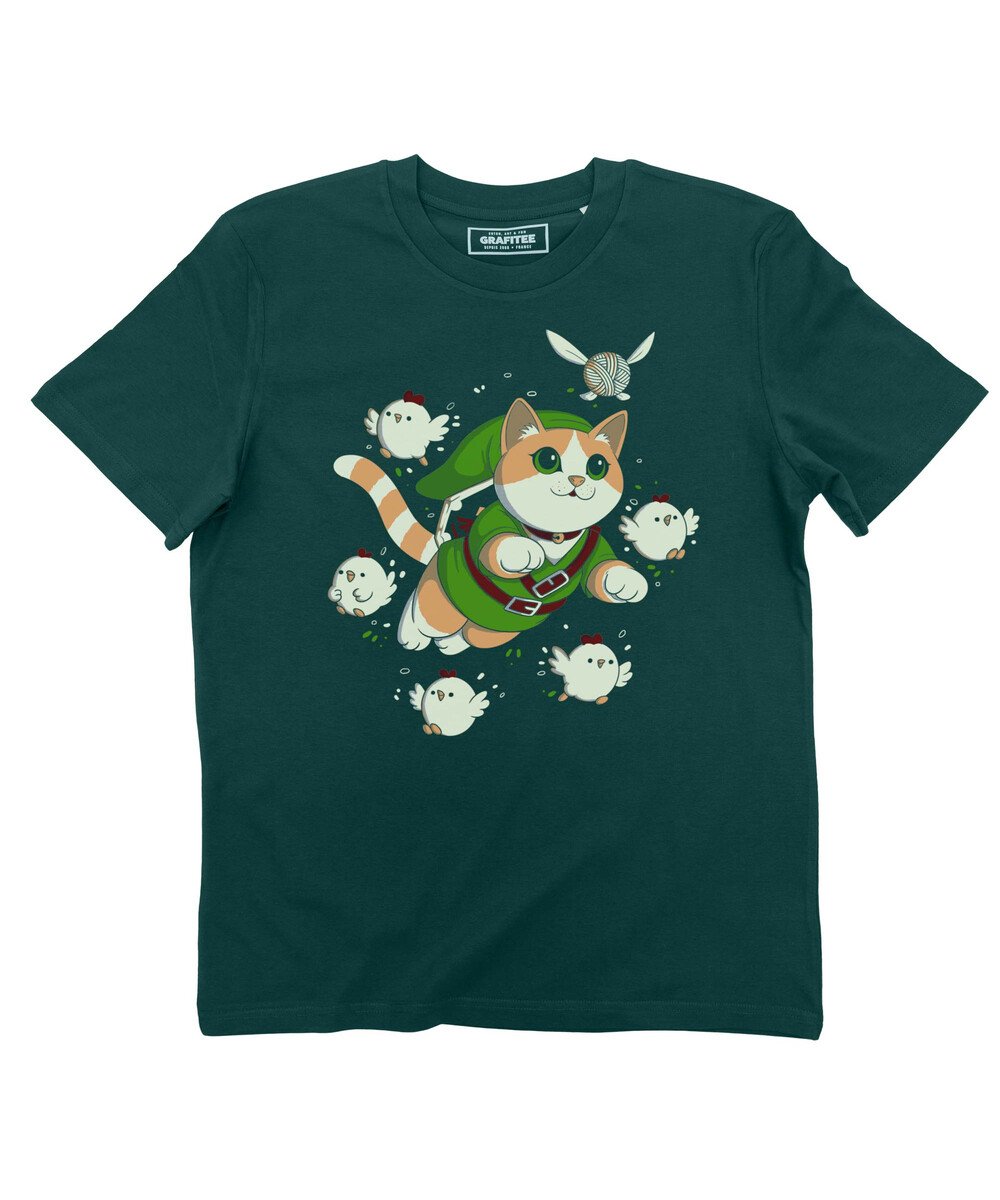 T-shirt Flying Link Cat Grafitee