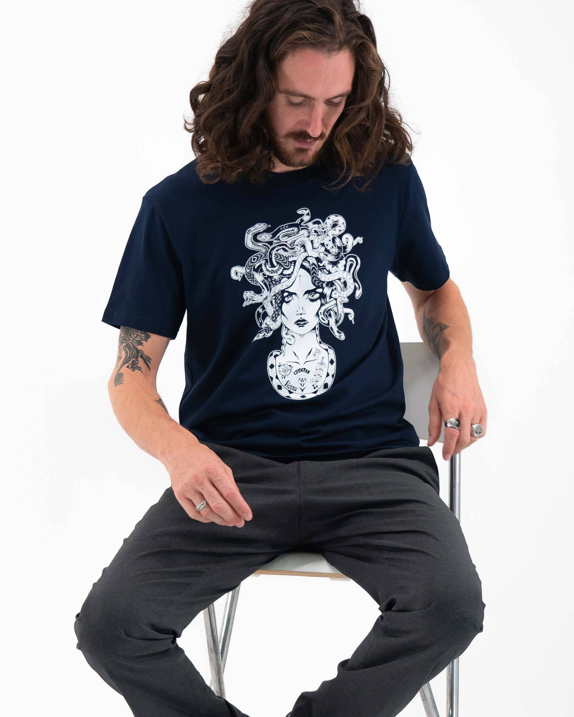 T-shirt Medusa (en promo) de couleur Navy