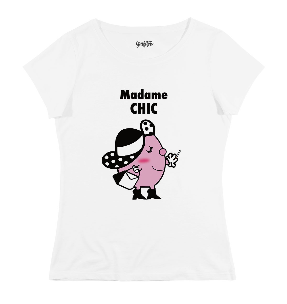 T-shirt Femme avec un Madame Chic (en promo) Grafitee