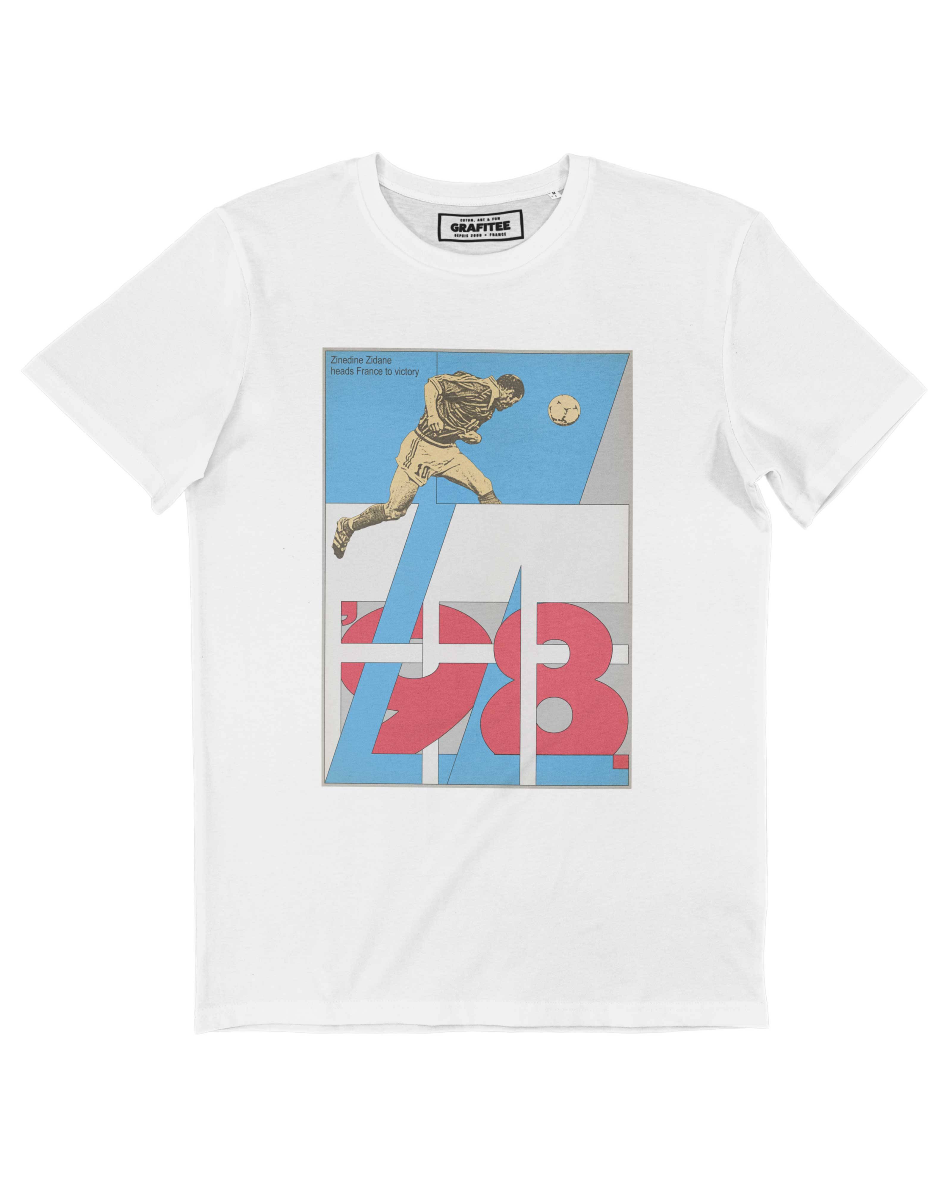 T-shirt Zidane Mondial 98 (en promo) Grafitee