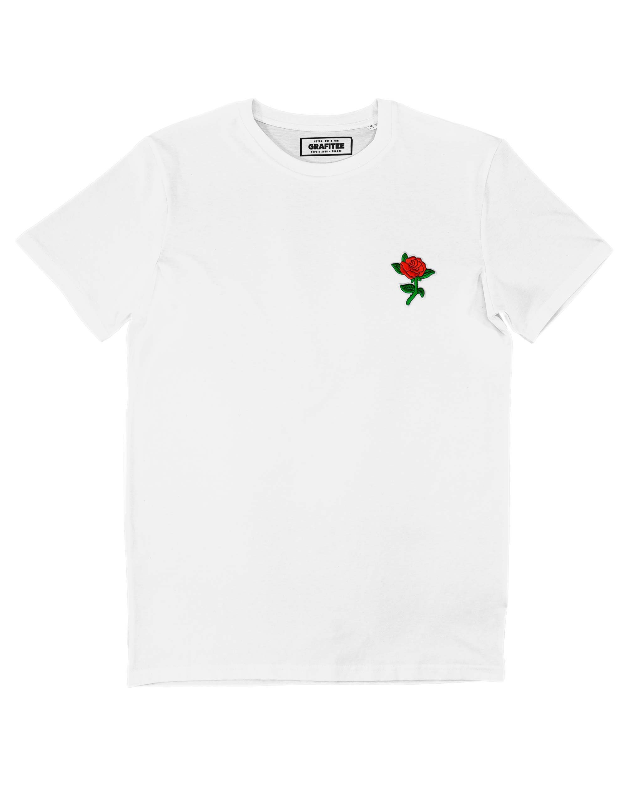 T-shirt Rose (brodé) Grafitee