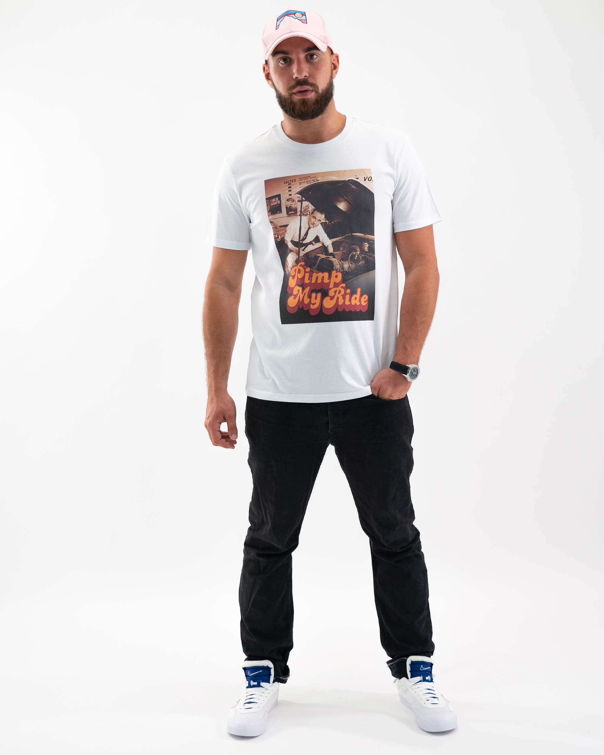 T-shirt Chirac Mecano (en promo) de couleur Blanc