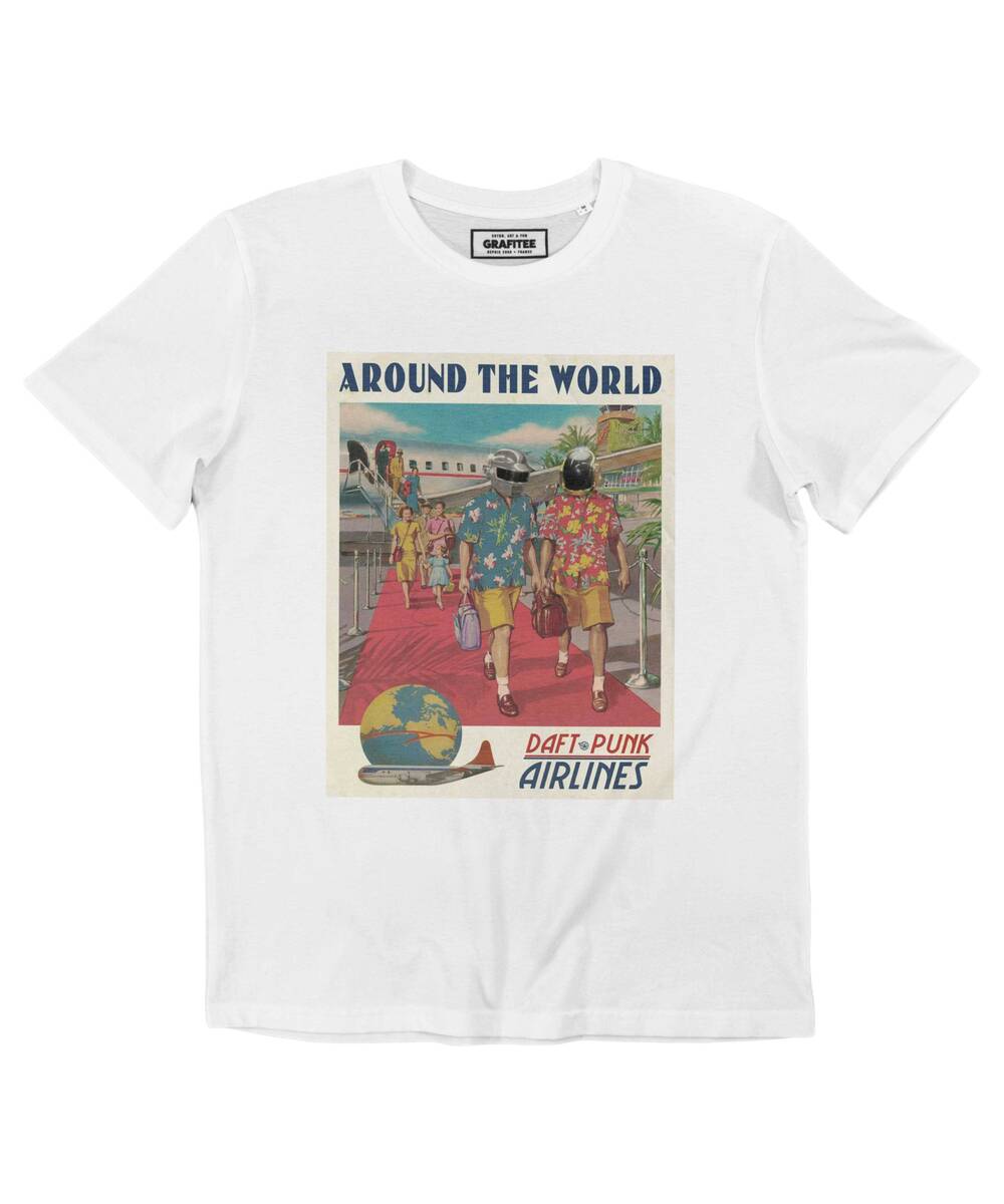 T-shirt Daft Punk Airlines (en promo) Grafitee