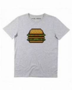 T-shirt Pixel Burger (en promo) Grafitee