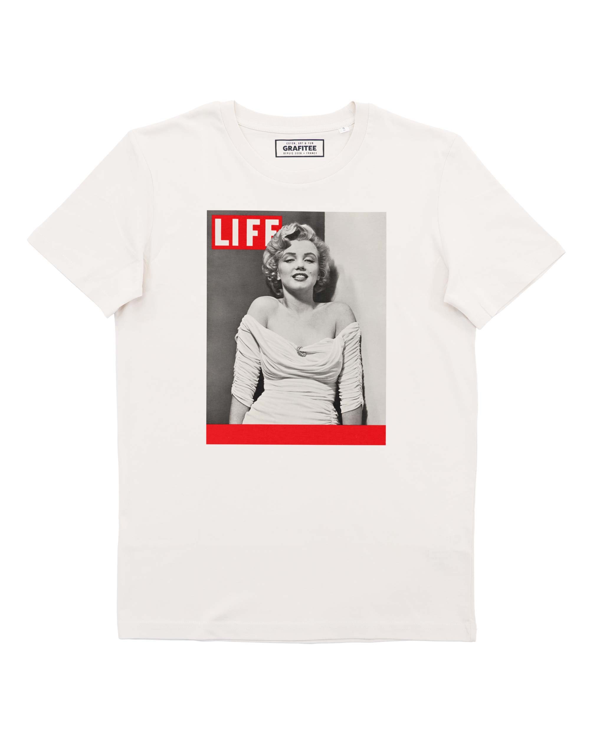 T-shirt Marilyn Monroe Magazine Grafitee