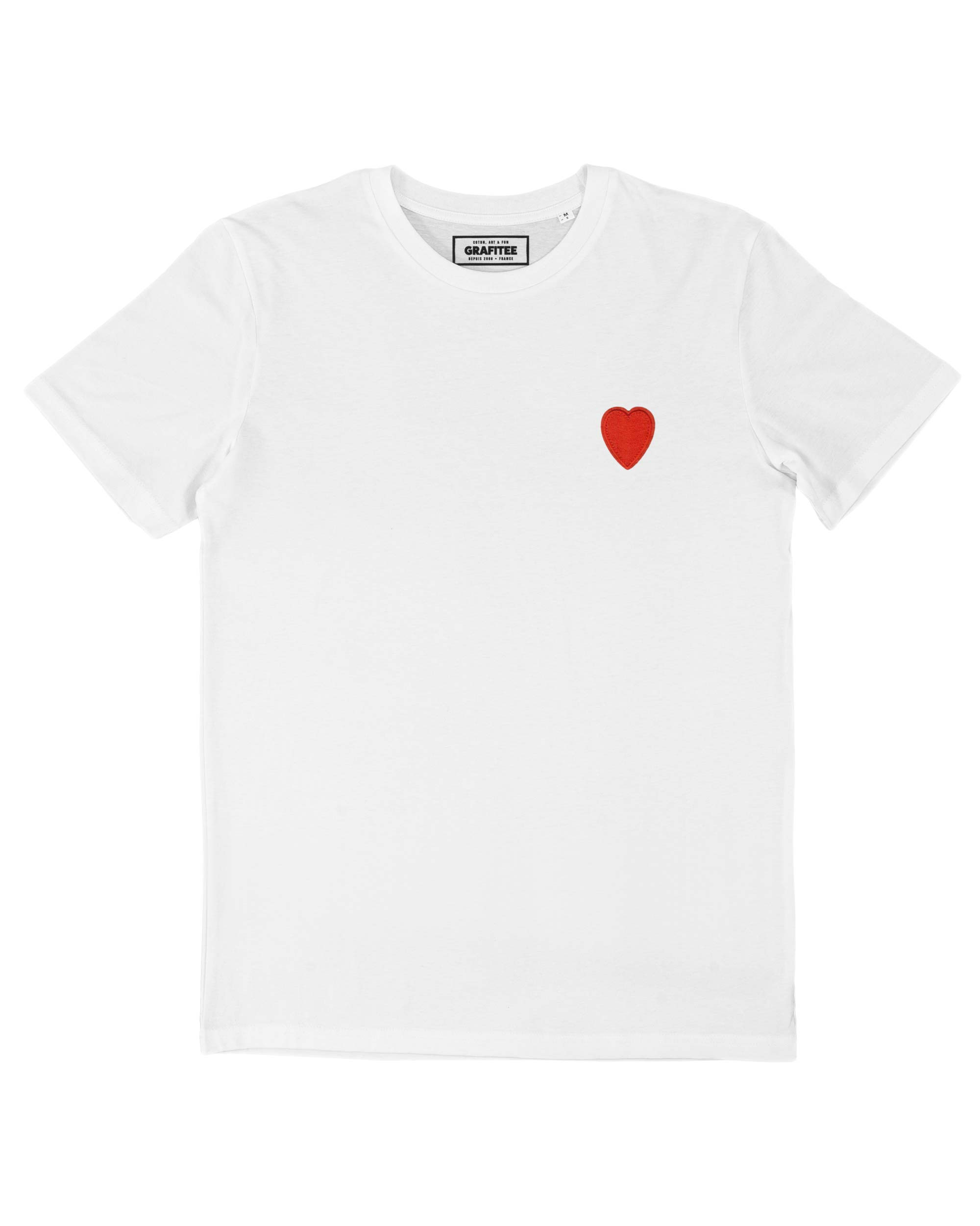 T-shirt Coeur (brodé) Grafitee