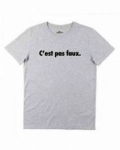 T-shirt C'est pas Faux (en promo) Grafitee