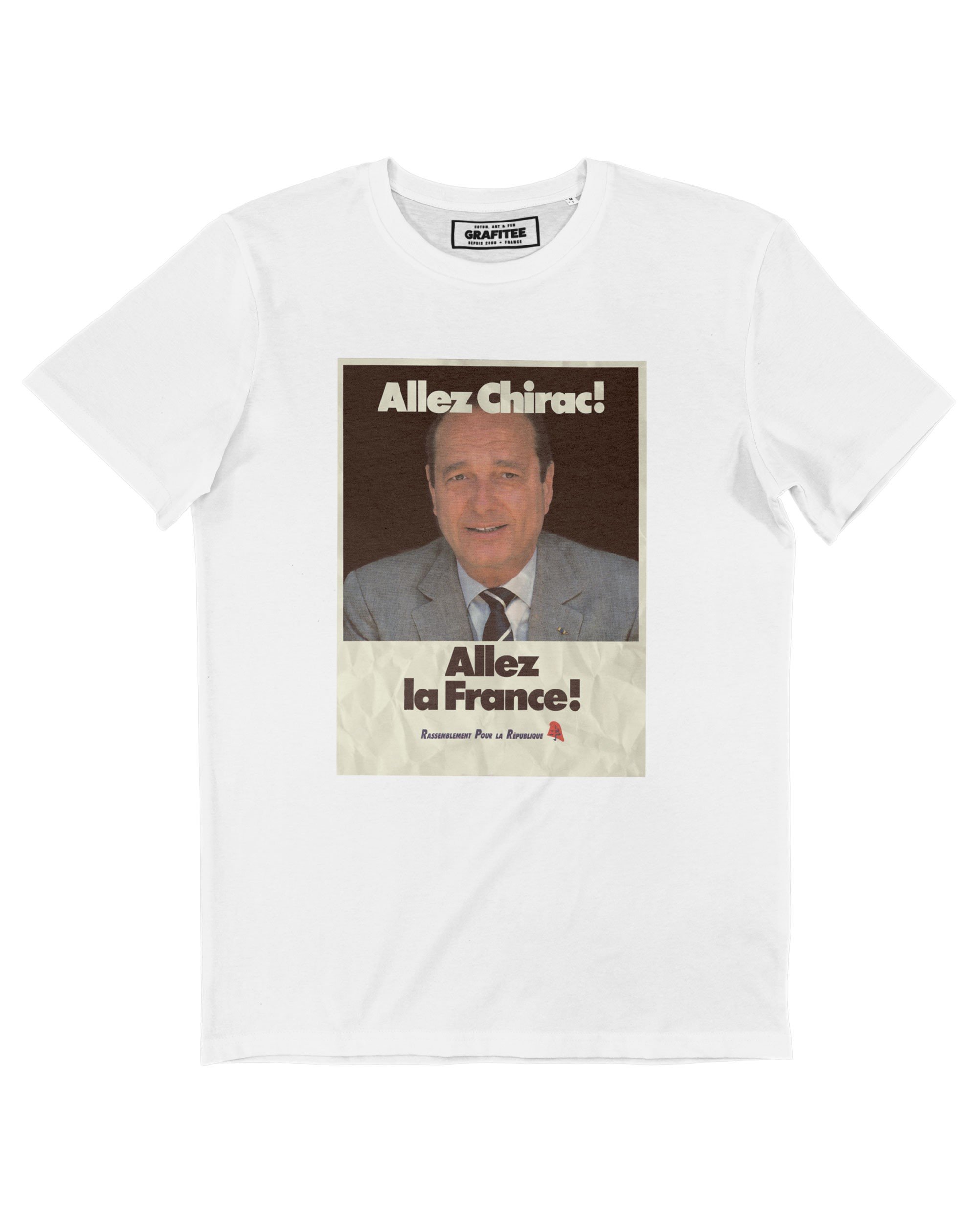 T-shirt Chirac Allez La France (en promo) Grafitee