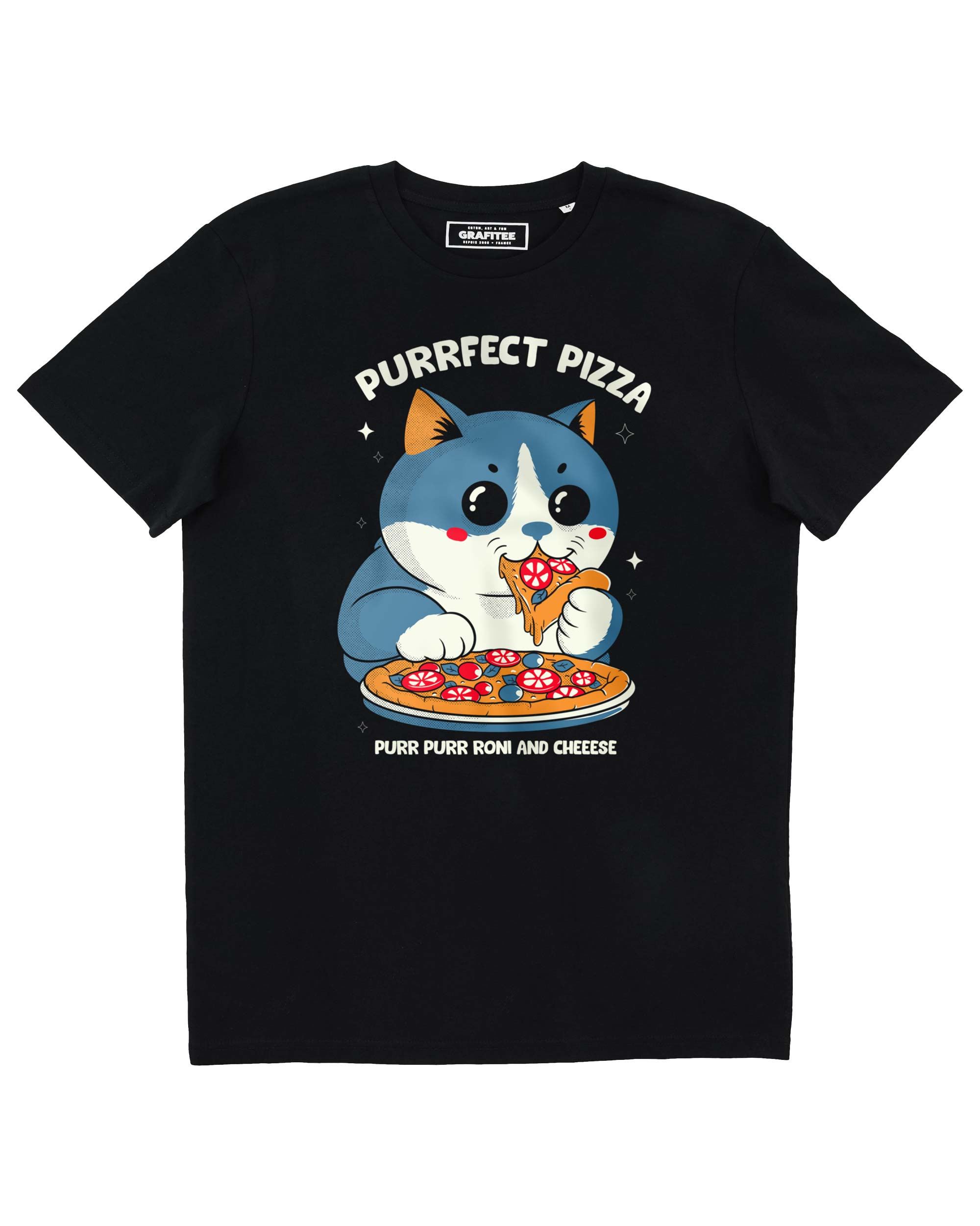 T-shirt Pizza Cat Grafitee