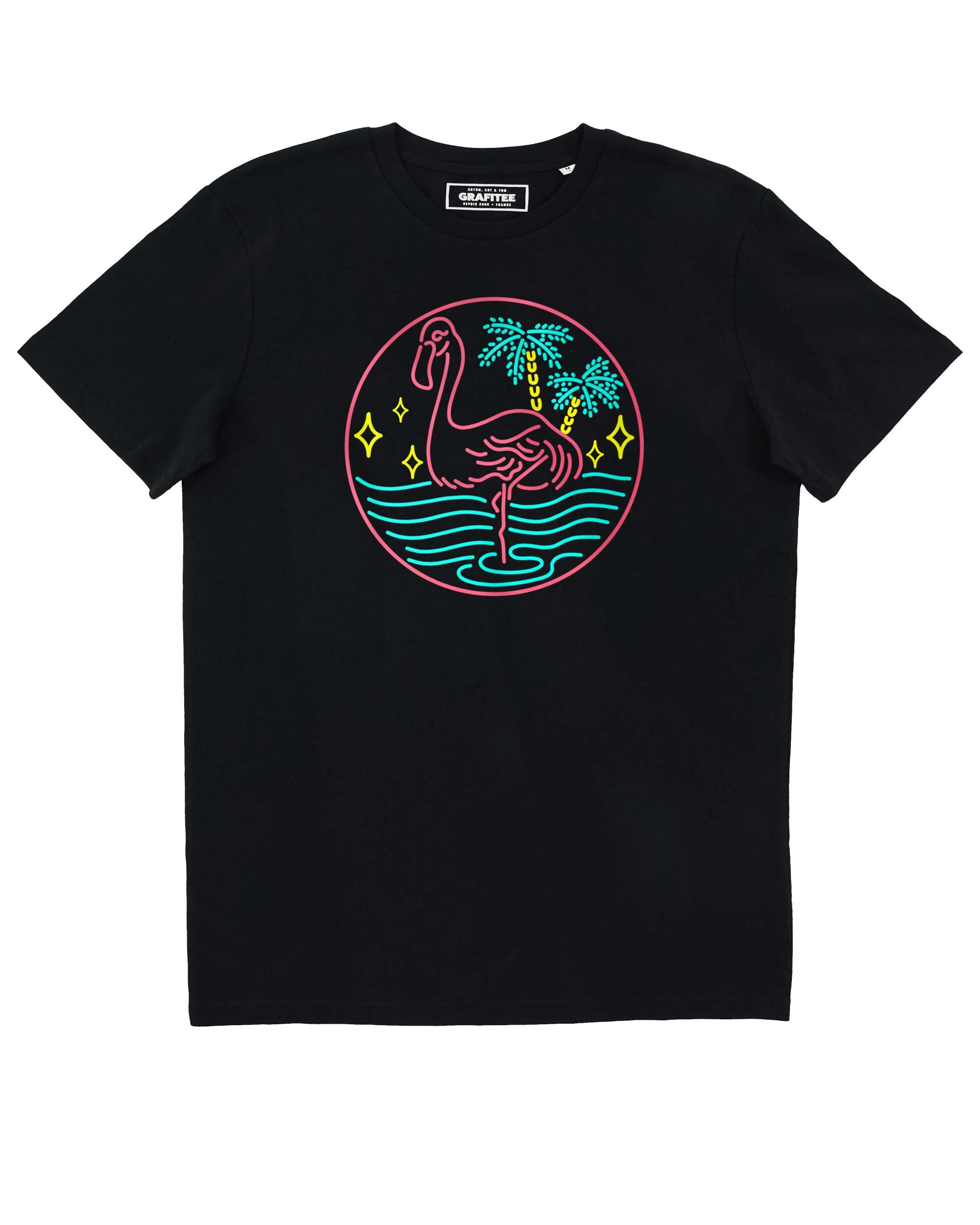 T-shirt Flamand Rose Neon Grafitee