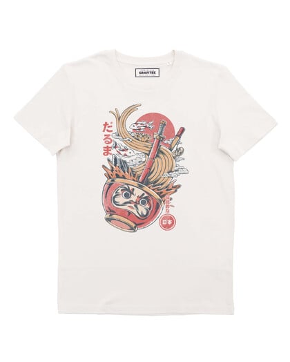 T-shirt Ramen et Daruma (en promo) Grafitee