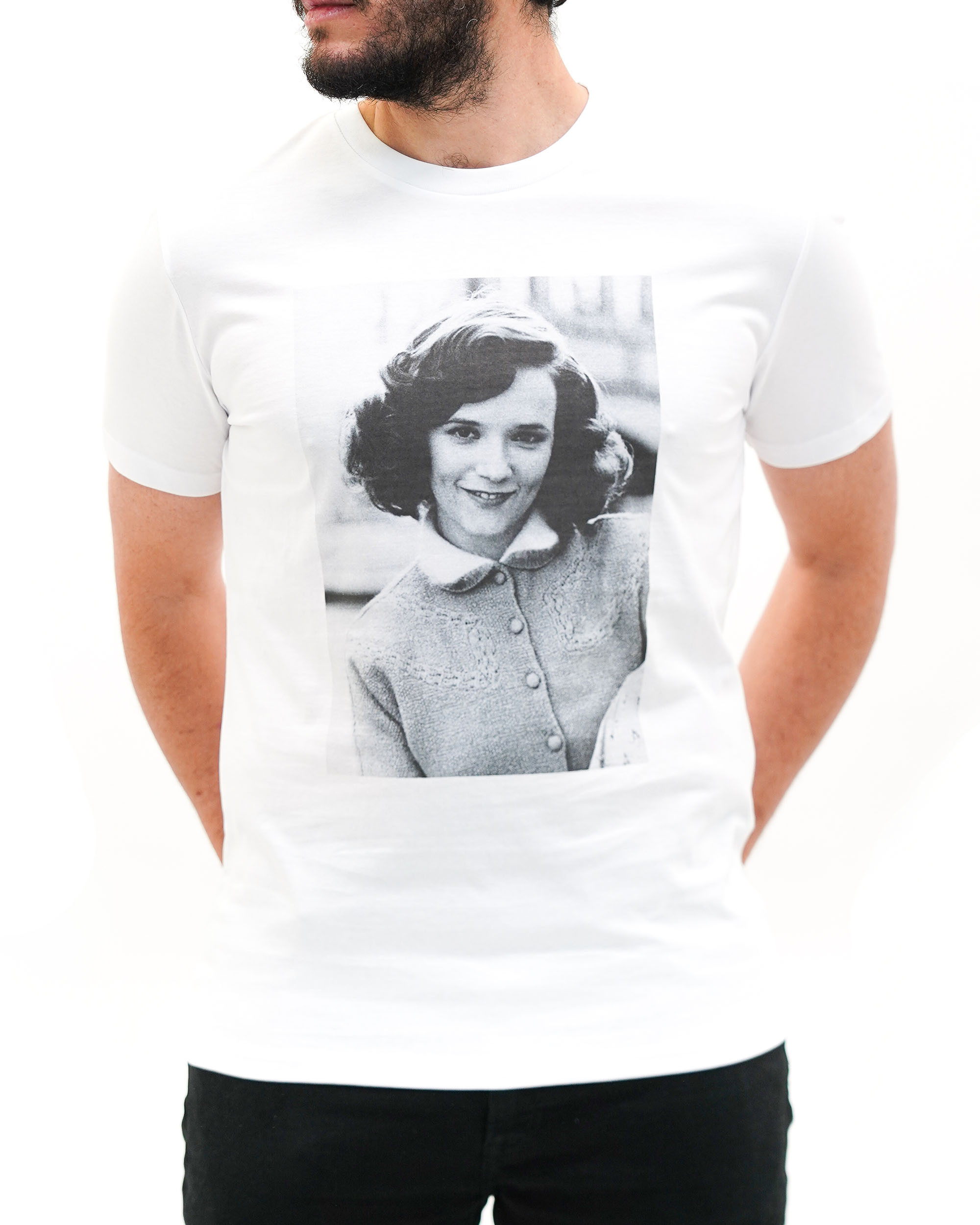 T-shirt BTTF Lorraine de couleur Blanc