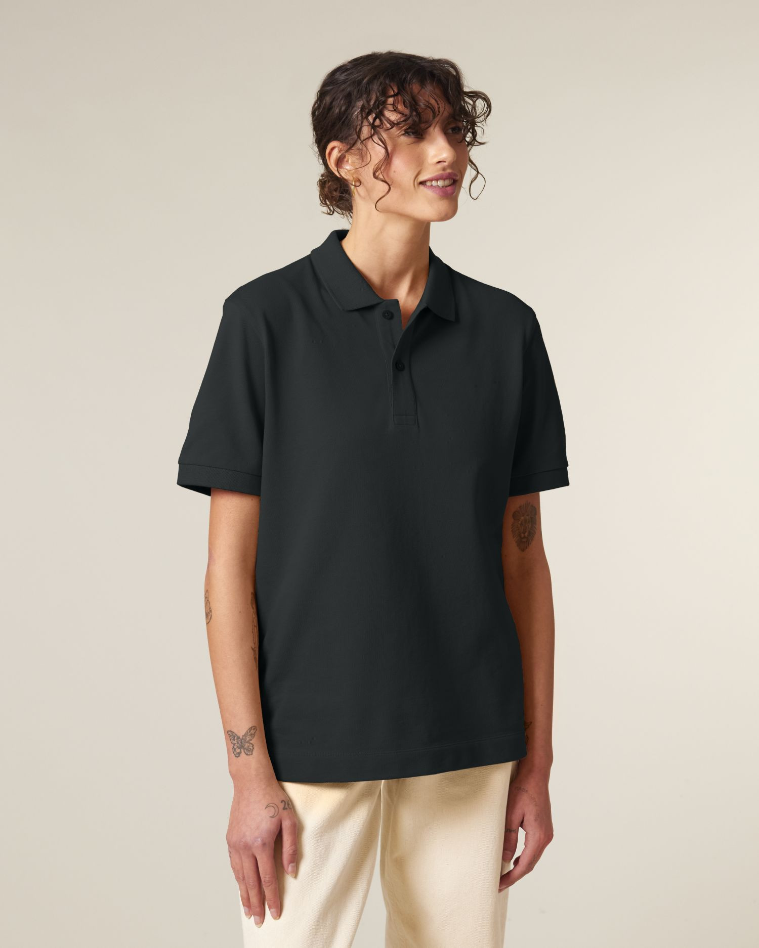 Polo Prepster 2.0 de couleur Black - C002 de la marque Stanley/Stella
