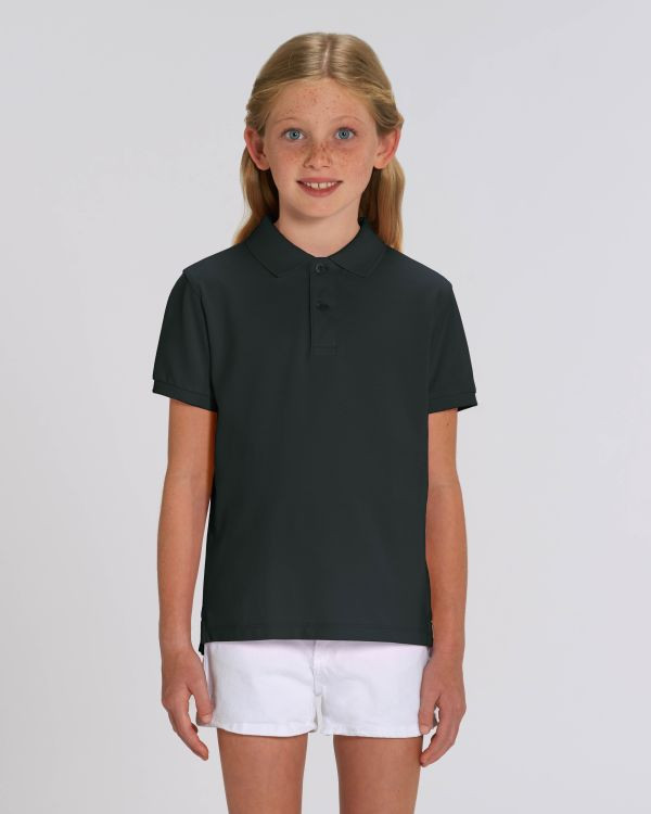 Polo Mini Sprinter de couleur Black - C002 de la marque Stanley/Stella