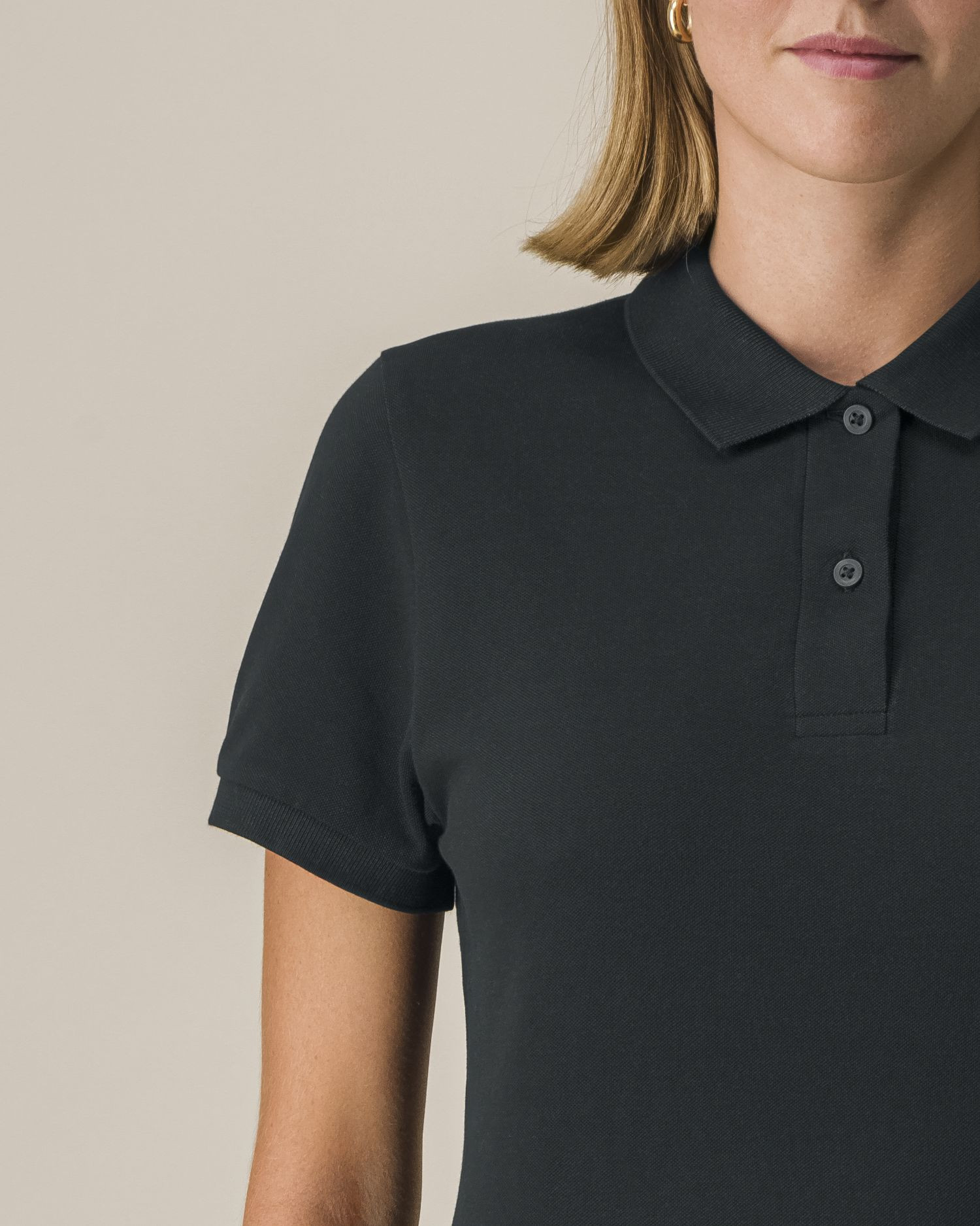 Polo Stella Coaster de couleur Black - C002 de la marque Stanley/Stella