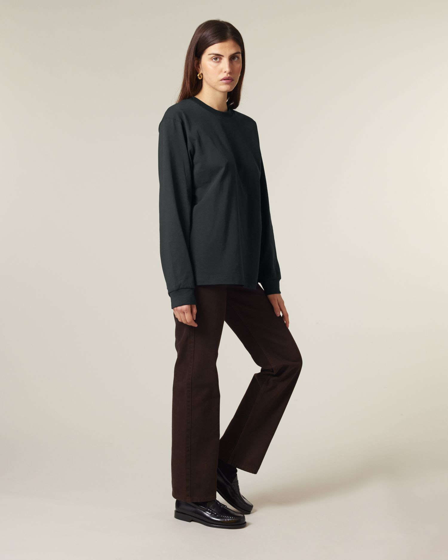 T-shirt Freestyler Long Sleeve de couleur Black - C002 de la marque Stanley/Stella