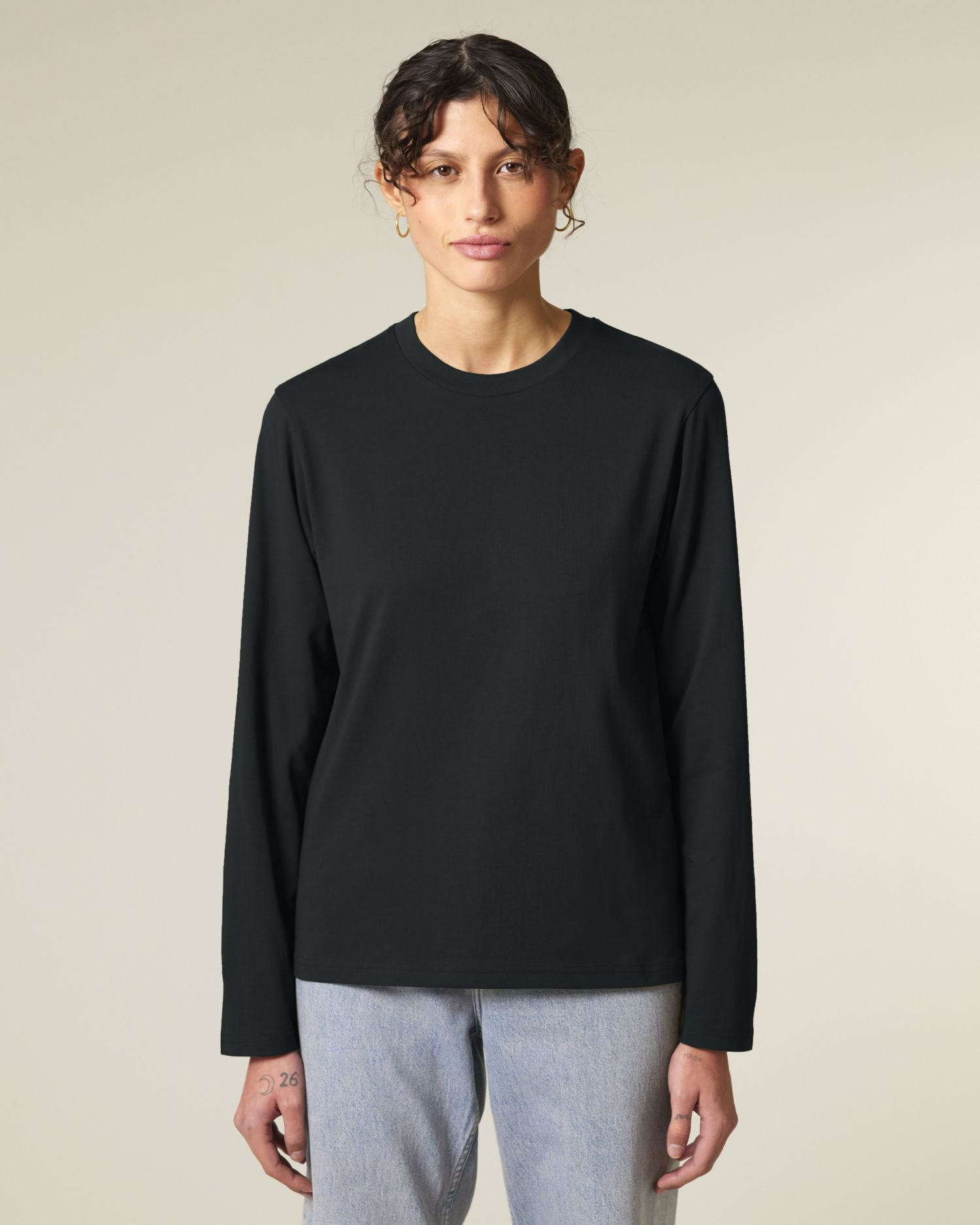 T-shirt Creator 2.0 Long Sleeve de couleur Black - C002 de la marque Stanley/Stella