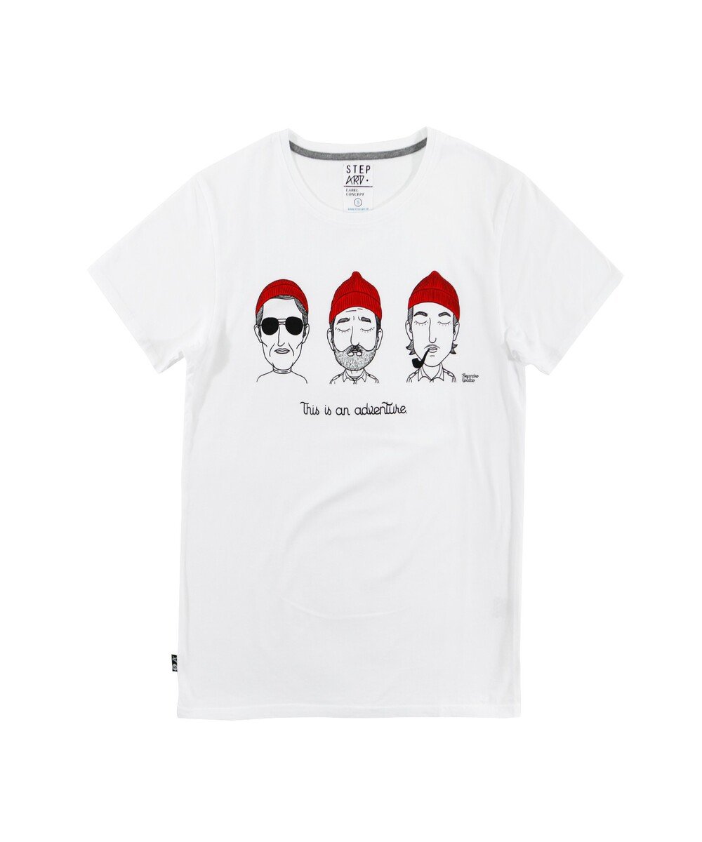 T shirt An Adventure pour Homme de couleur Blanc