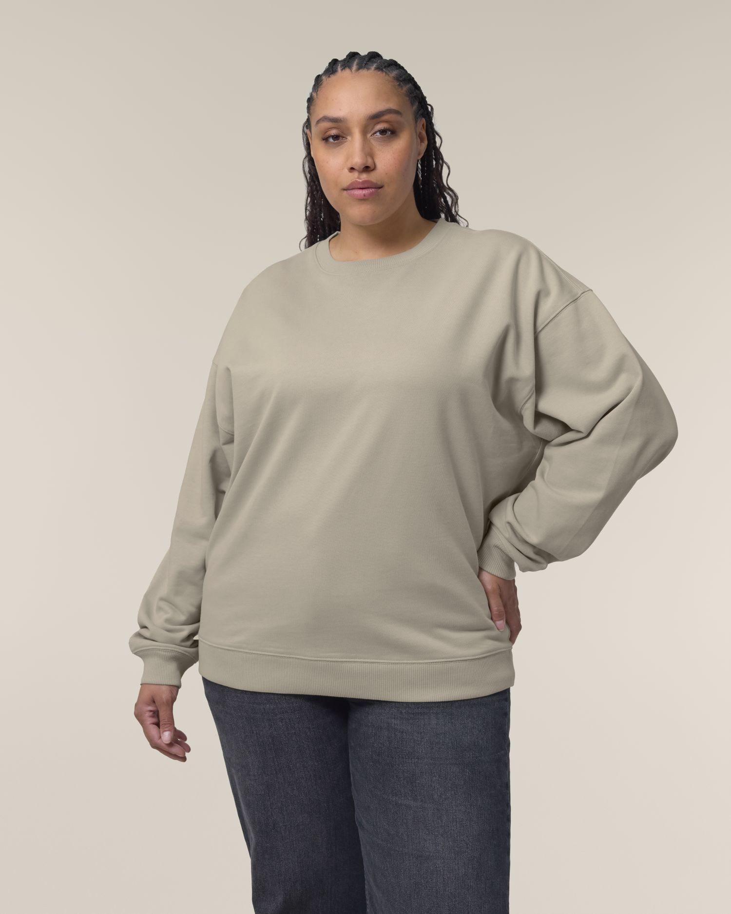 Sweat Radder 2.0 de couleur Stone - C358 de la marque Stanley/Stella