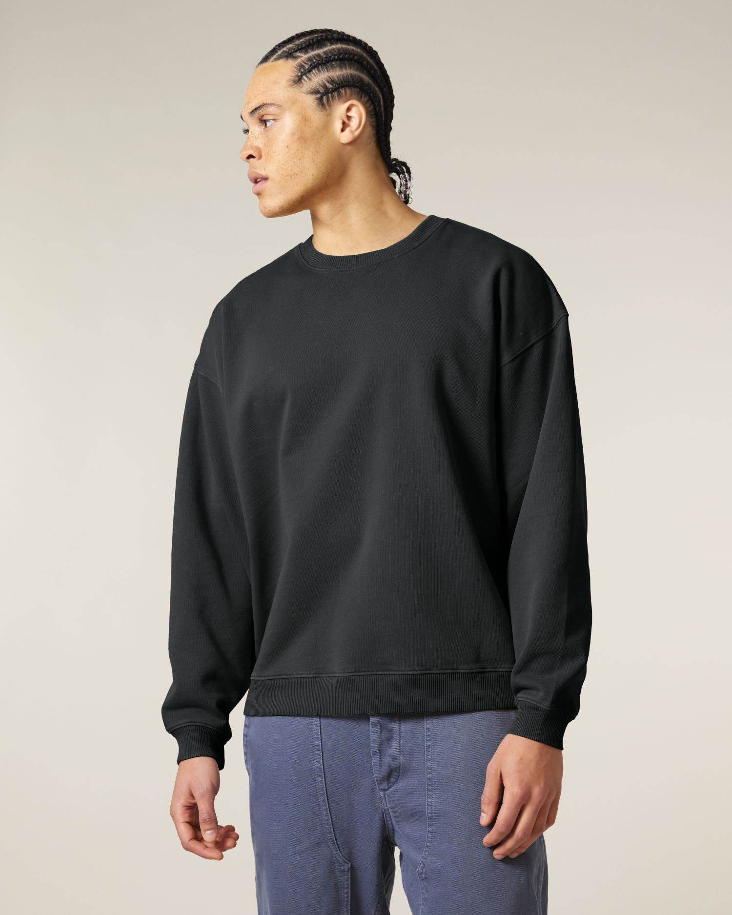Sweat Radder 2.0 Vintage de couleur G. Dyed Black Rock - C140 de la marque Stanley/Stella